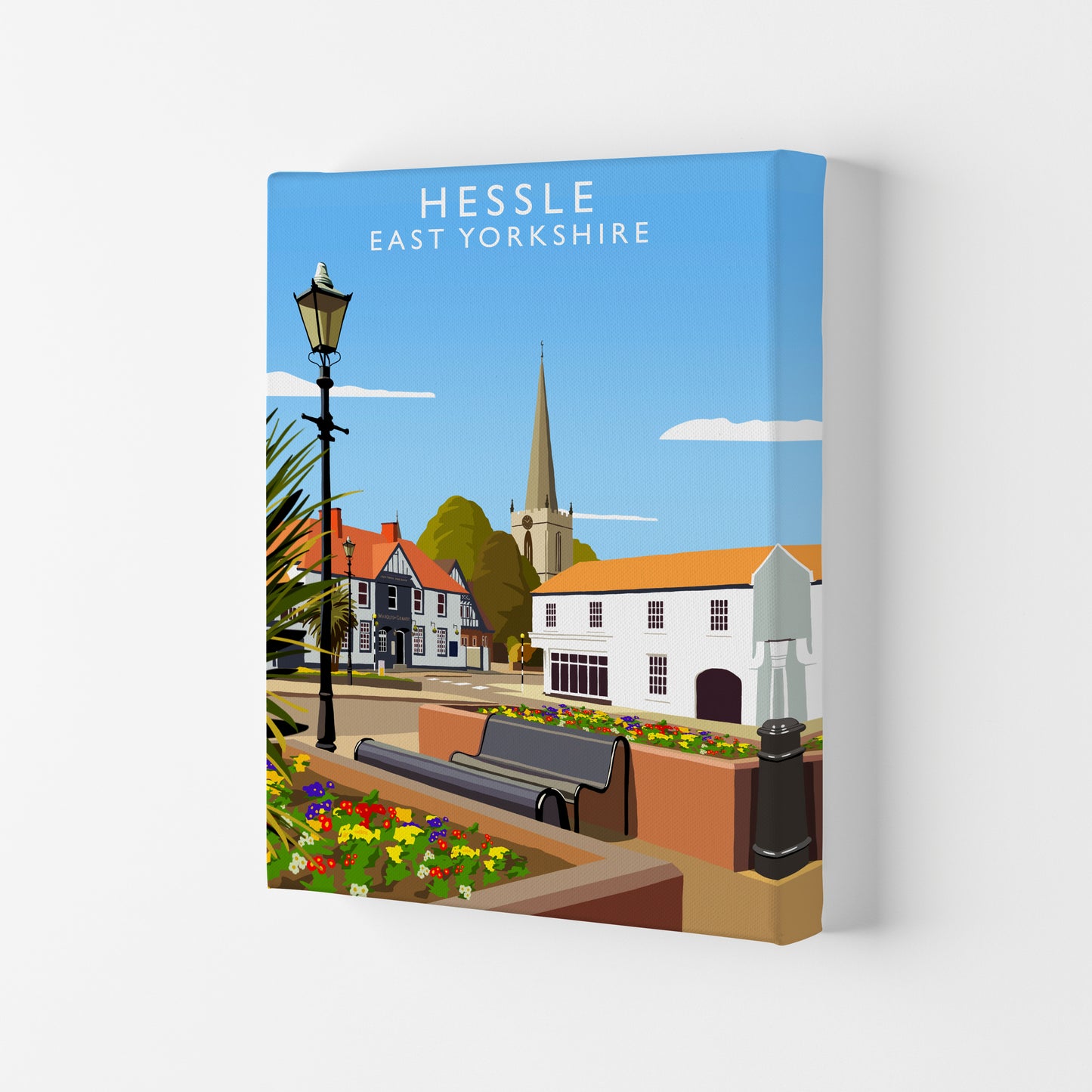 Hessle East Yorkshire Art Print by Richard O'Neill Canvas