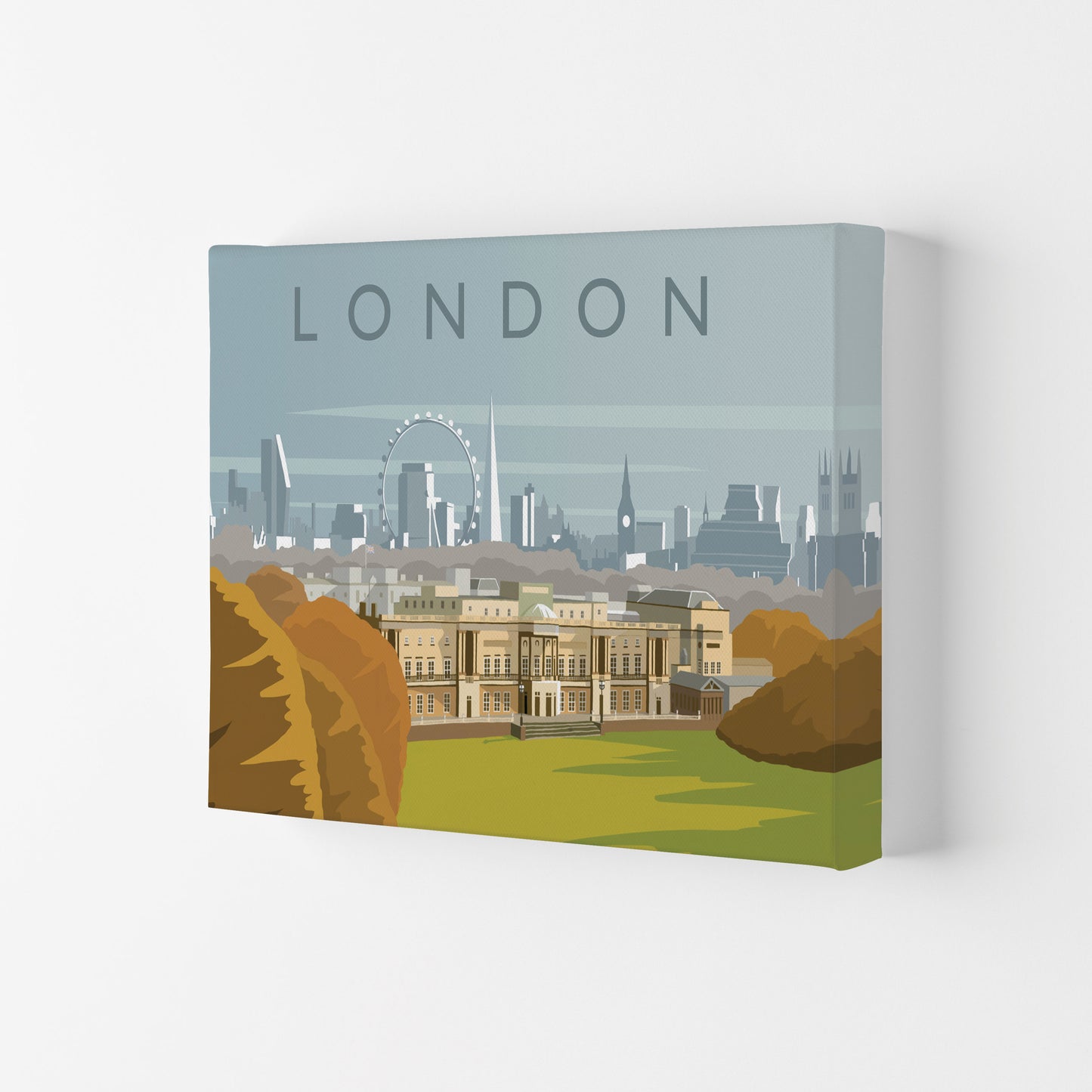 London Art Print by Richard O'Neill Canvas