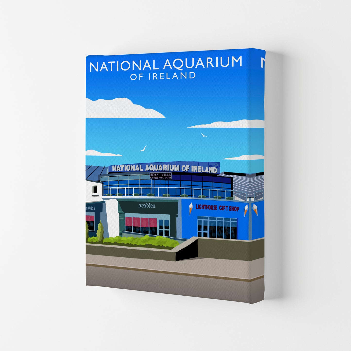 National Aquarium Ireland (Portrait) by Richard O'Neill Canvas