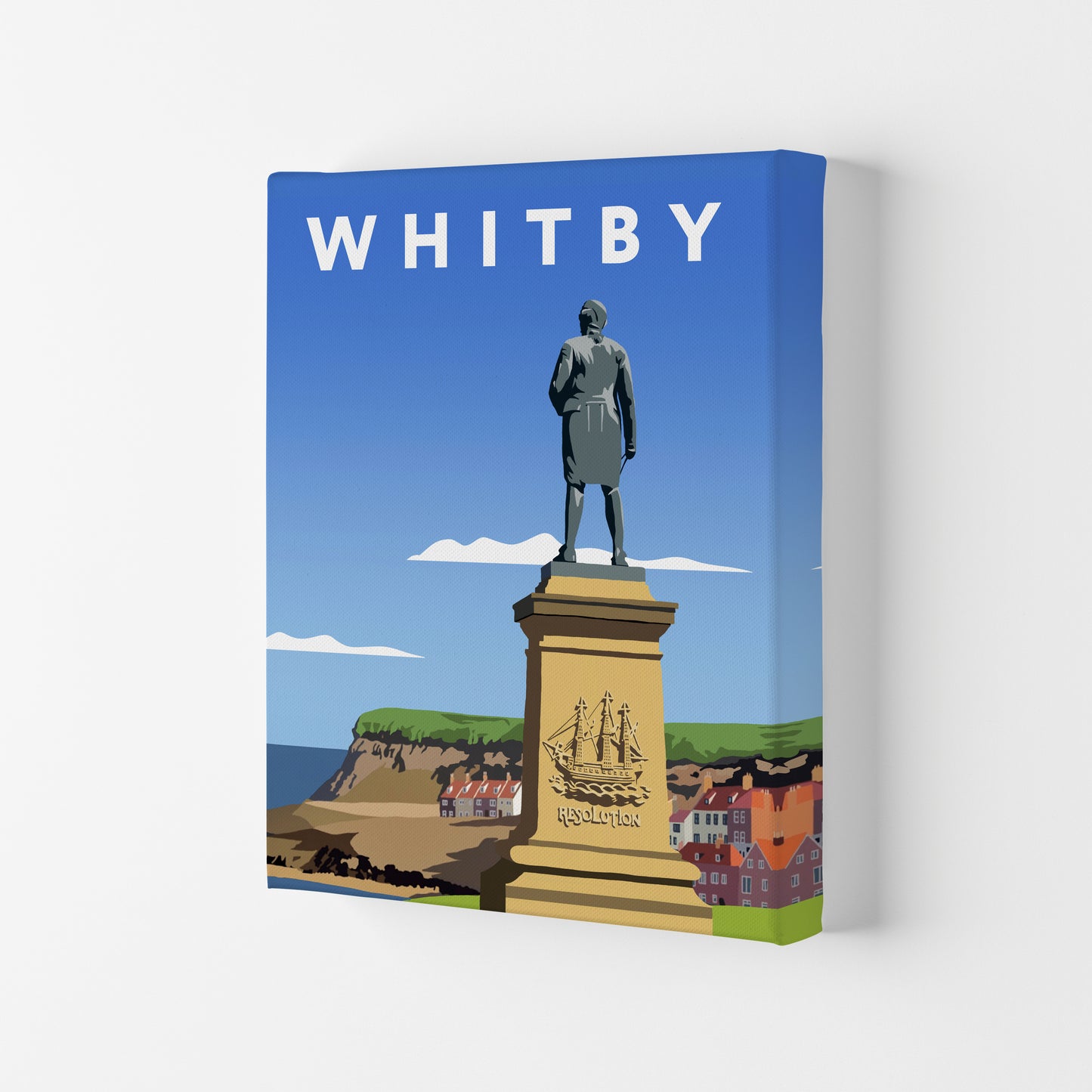 Whitby2 Portrait by Richard O'Neill Canvas