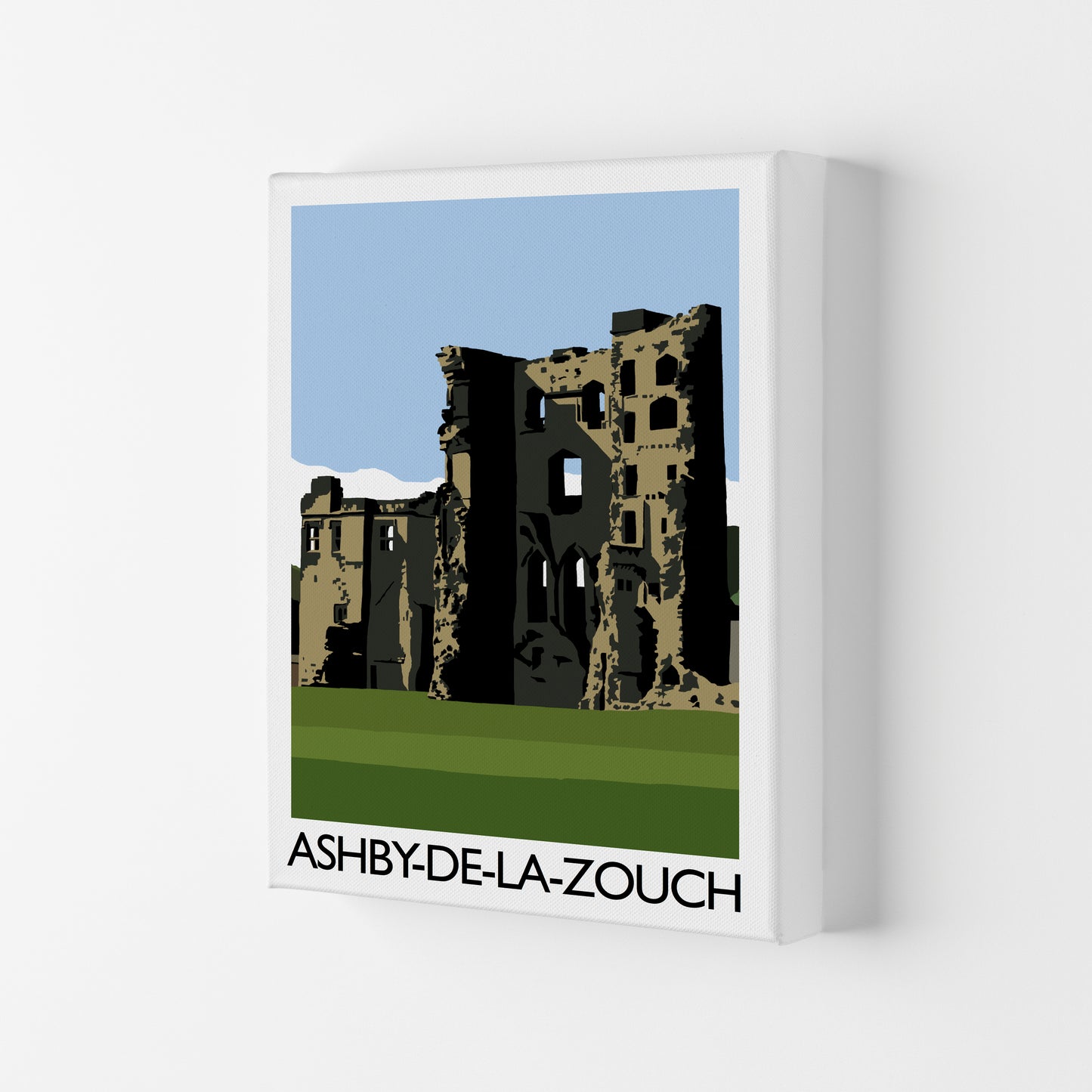 Ashby-de-la- Zouche Portrait by Richard O'Neill Canvas