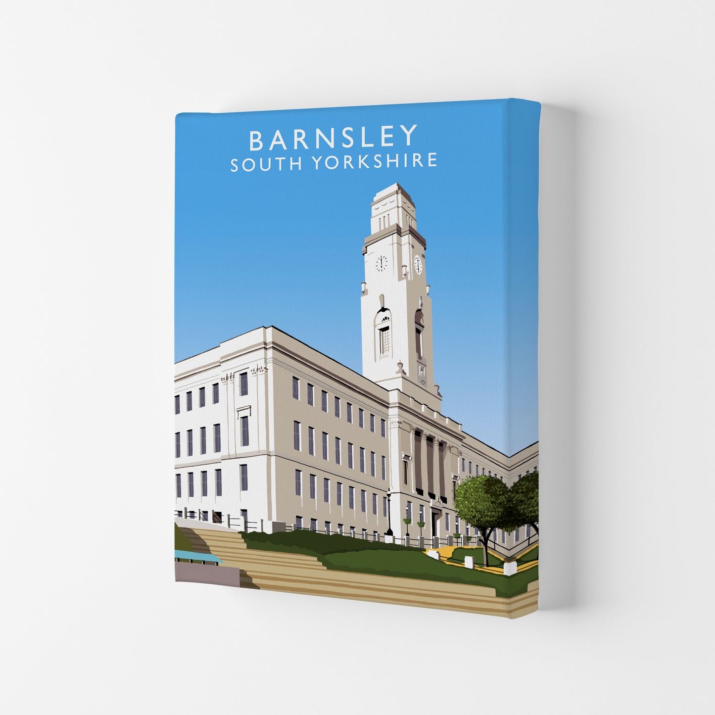 Barnsley South Yorkshire Art Print by Richard O'Neill Canvas