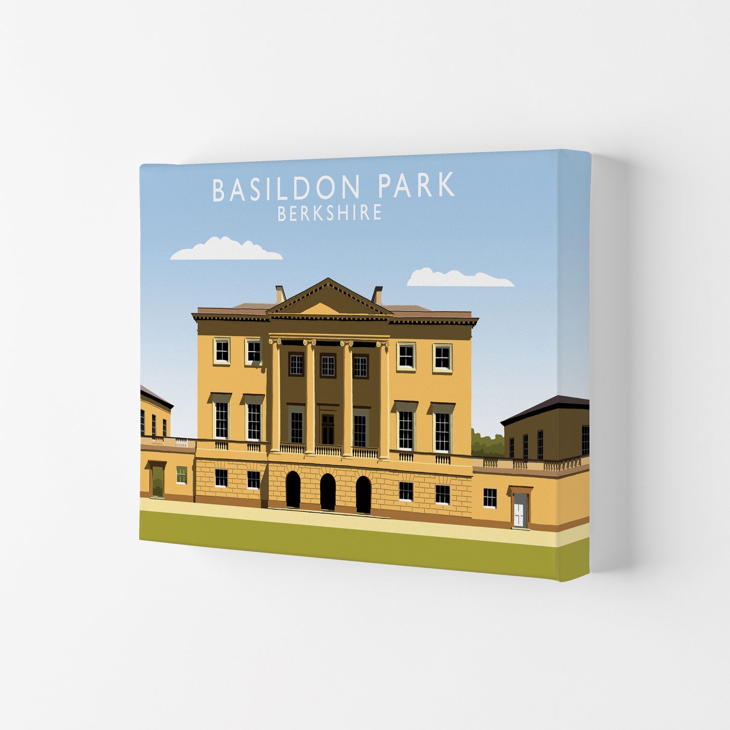 Basildon Park by Richard O'Neill Canvas