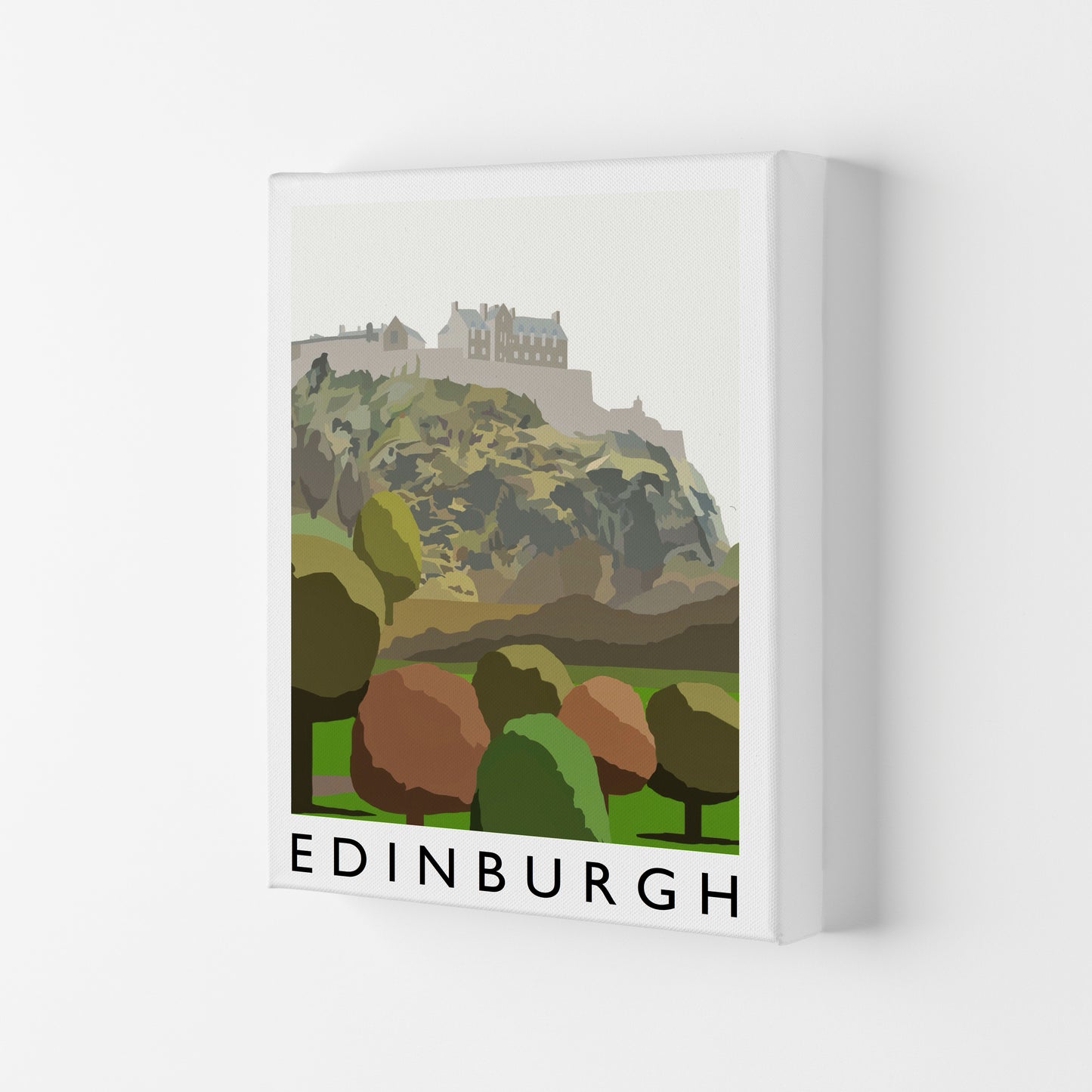 Edinburgh Portrait by Richard O'Neill Canvas