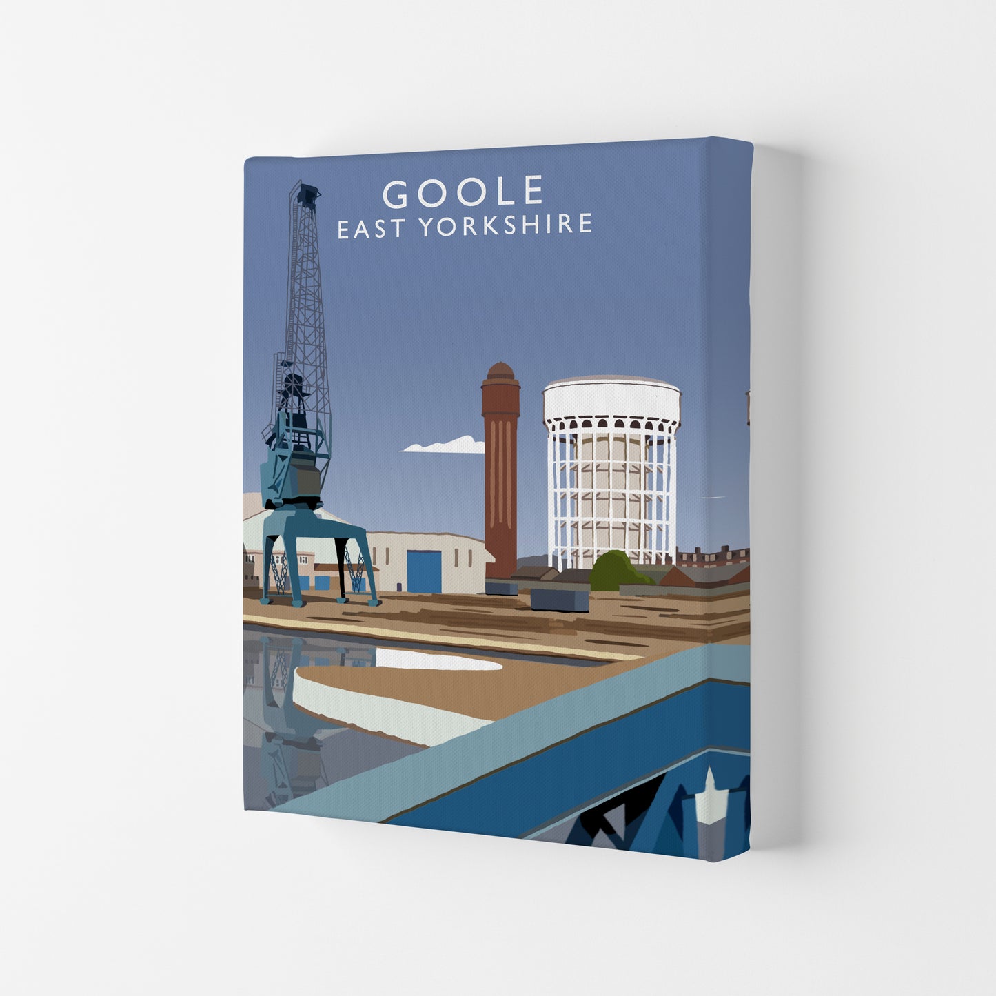Goole East Yorkshire Art Print by Richard O'Neill Canvas