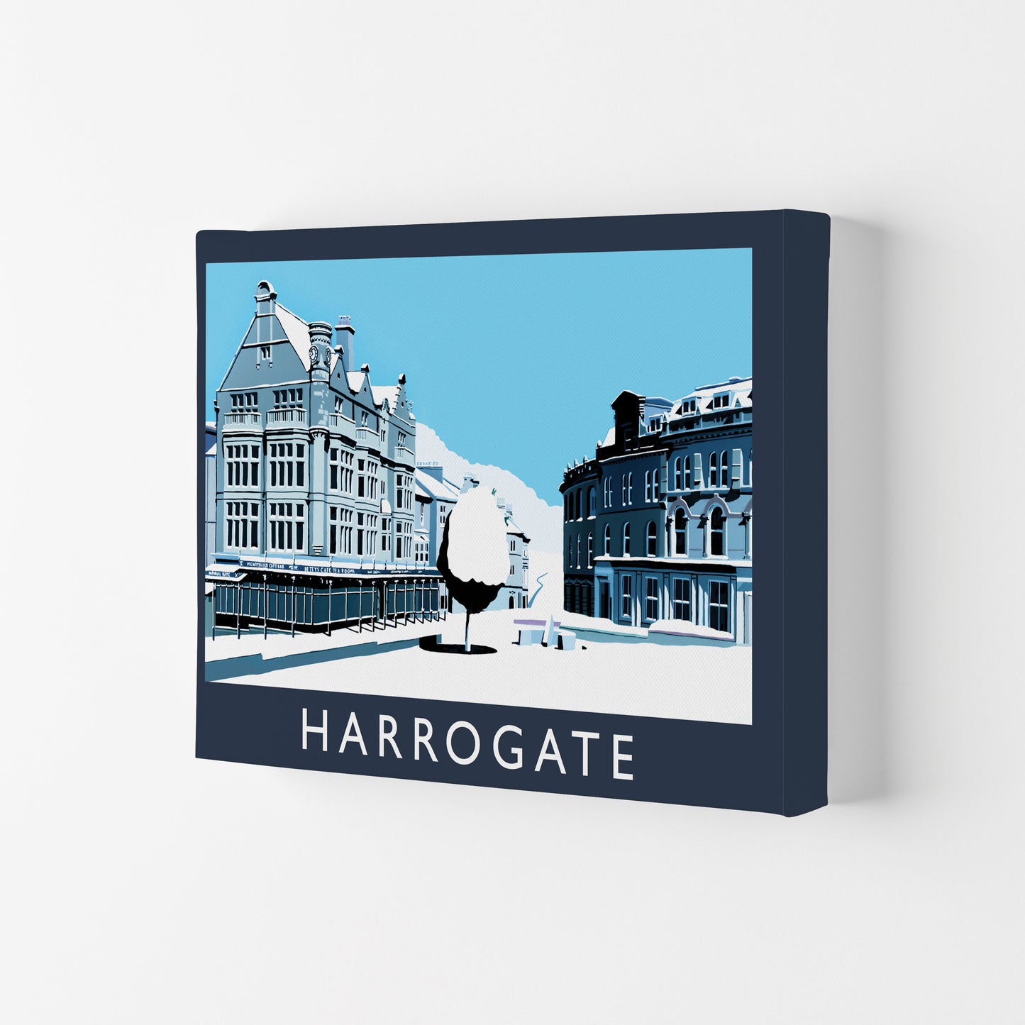 Harrogate Travel Art Print by Richard O'Neill, Framed Wall Art Canvas