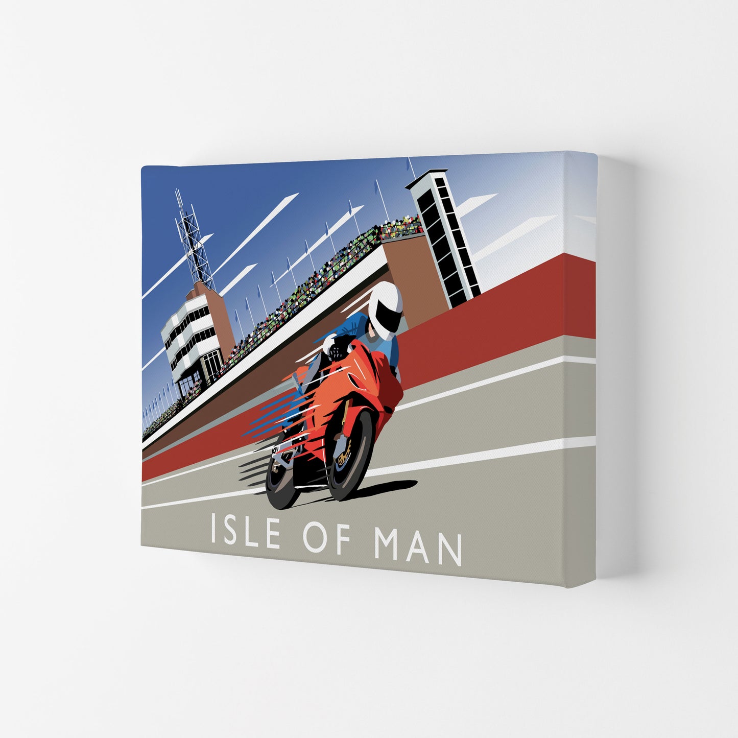 Isle of Man Art Print by Richard O'Neill Canvas