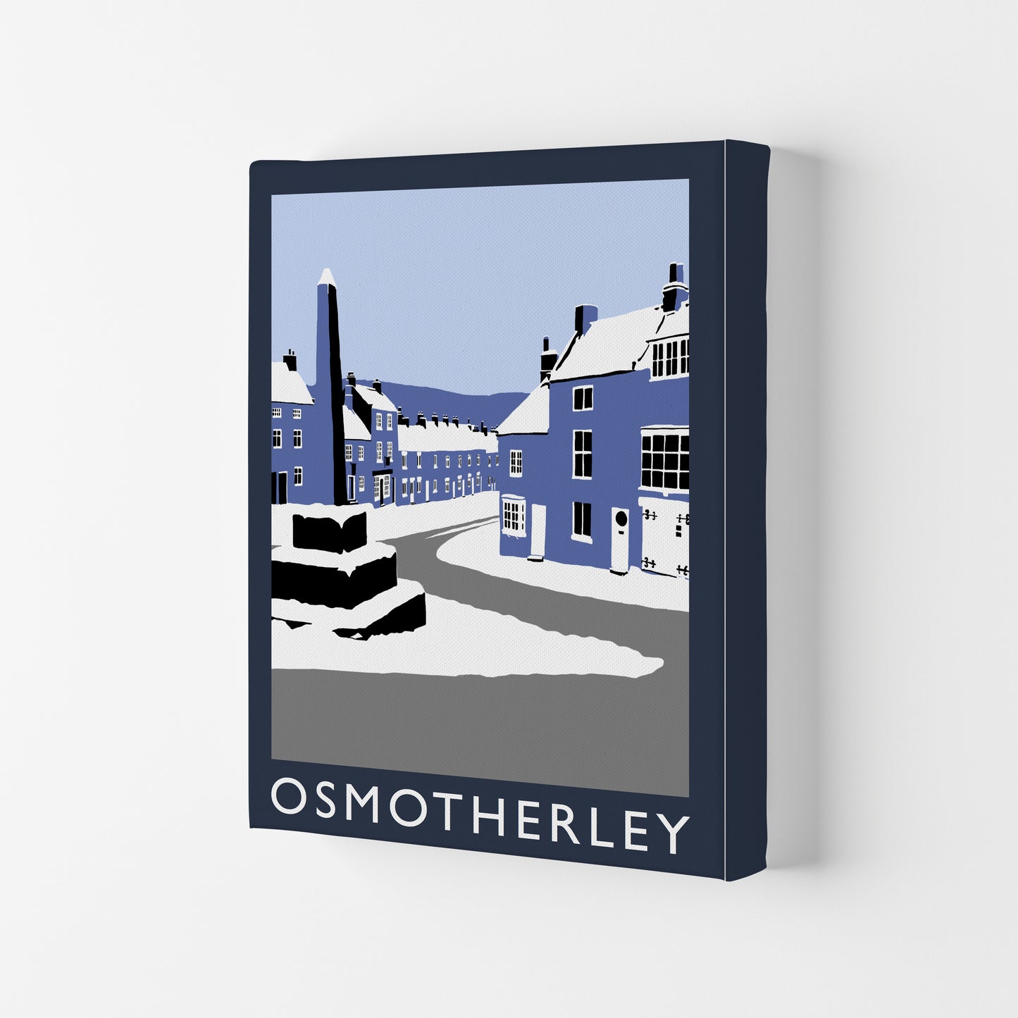 Osmotherley Travel Art Print by Richard O'Neill, Framed Wall Art Canvas