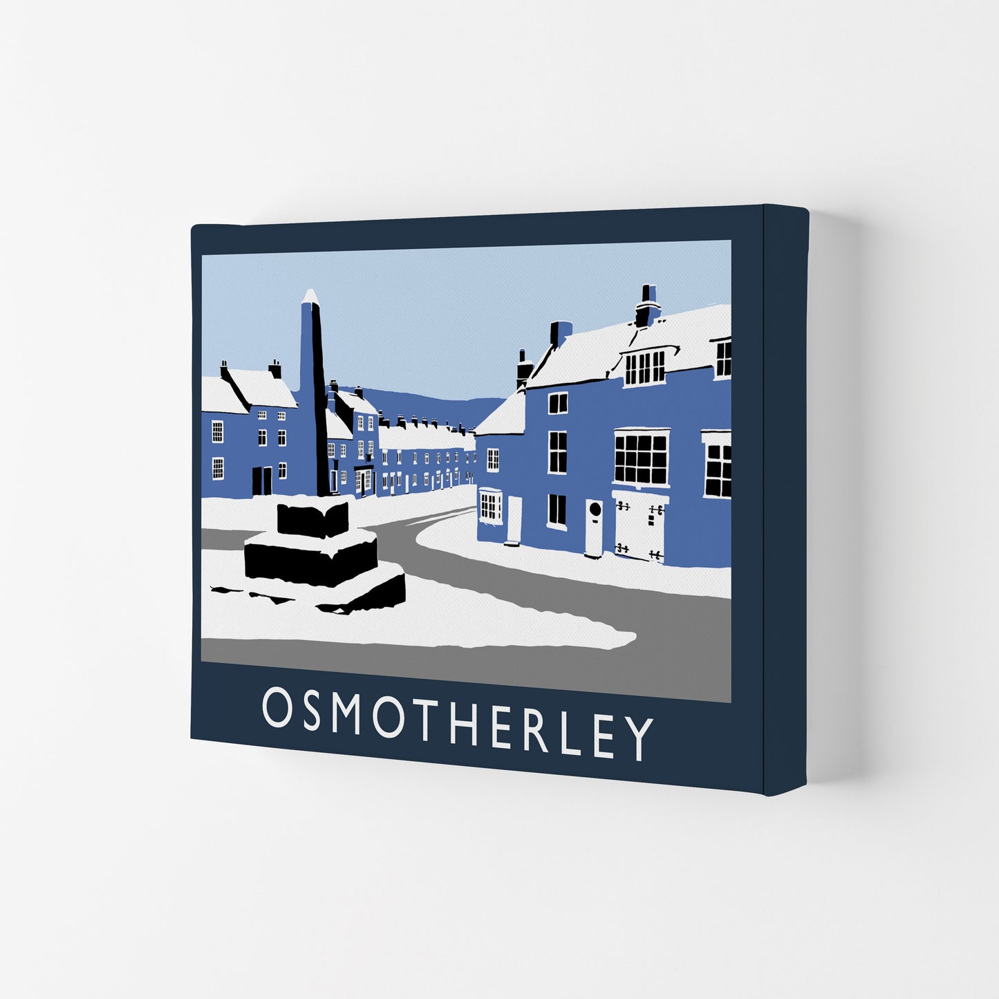 Osmotherley Travel Art Print by Richard O'Neill, Framed Wall Art Canvas
