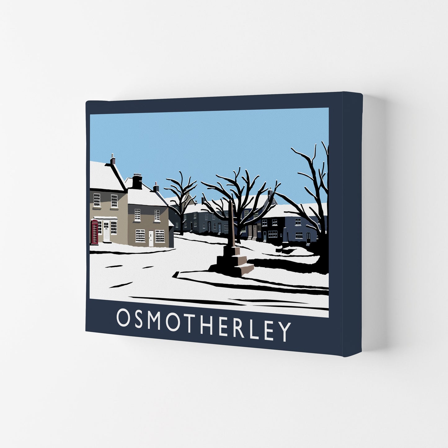 Osmotherley Travel Art Print by Richard O'Neill, Framed Wall Art Canvas
