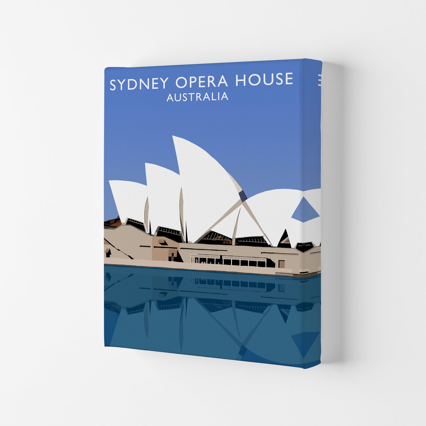 Sydney Opera House Australia Digital Art Print by Richard O'Neill Canvas