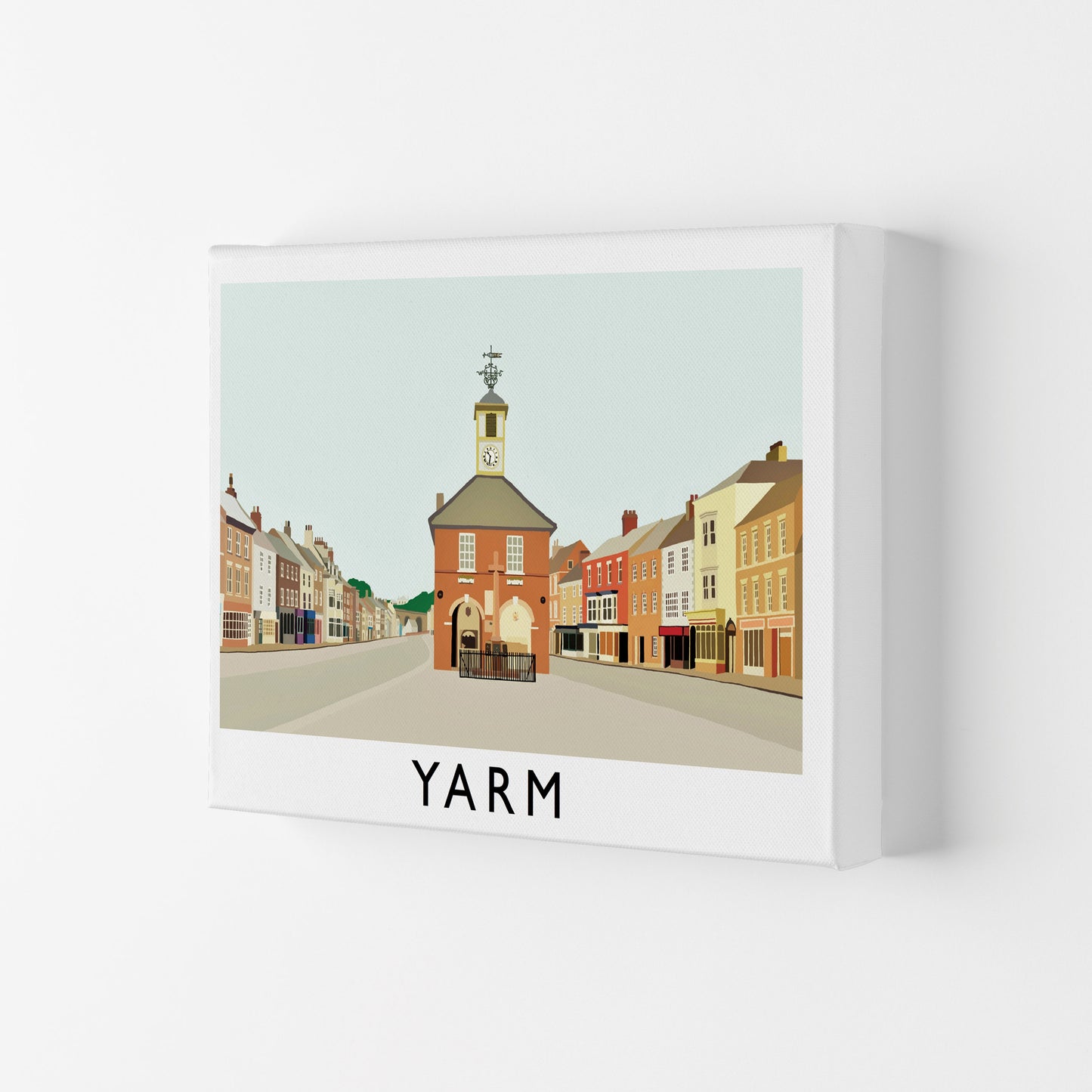 Yarm Art Print by Richard O'Neill, Framed Wall Art Canvas