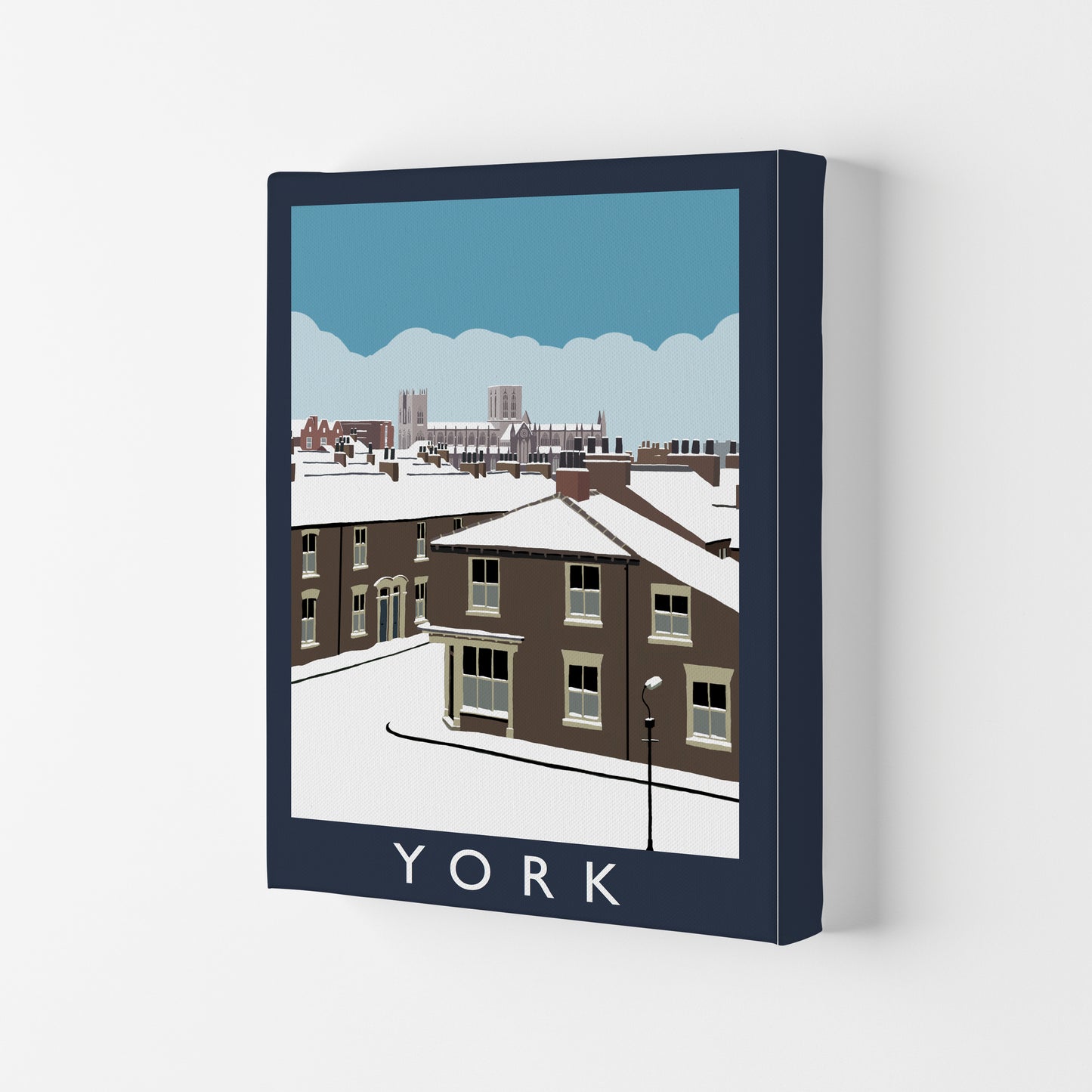 York Digital Art Print by Richard O'Neill, Framed Wall Art Canvas