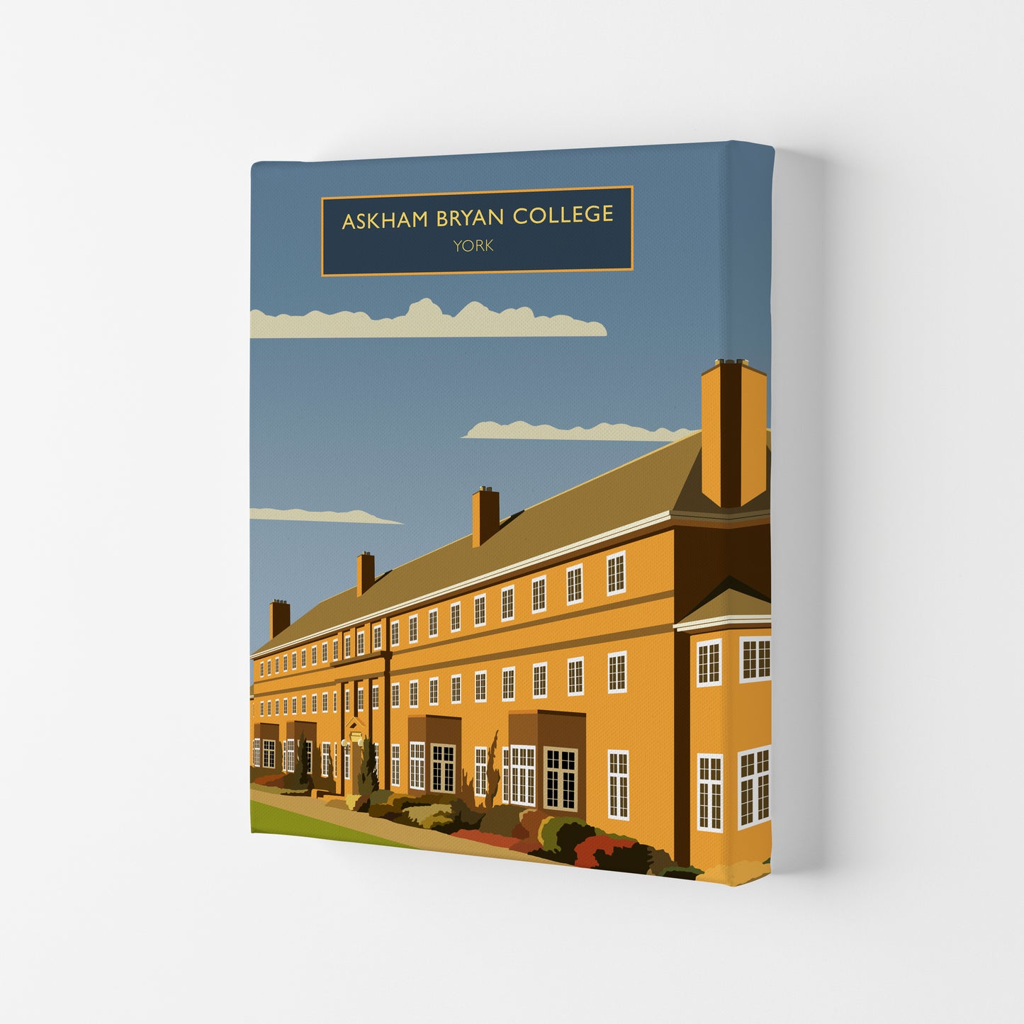 Askham Bryan College Portrait by Richard O'Neill Canvas