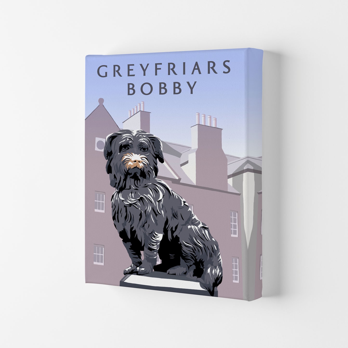 Greyfriars Bobby Portrait by Richard O'Neill Canvas
