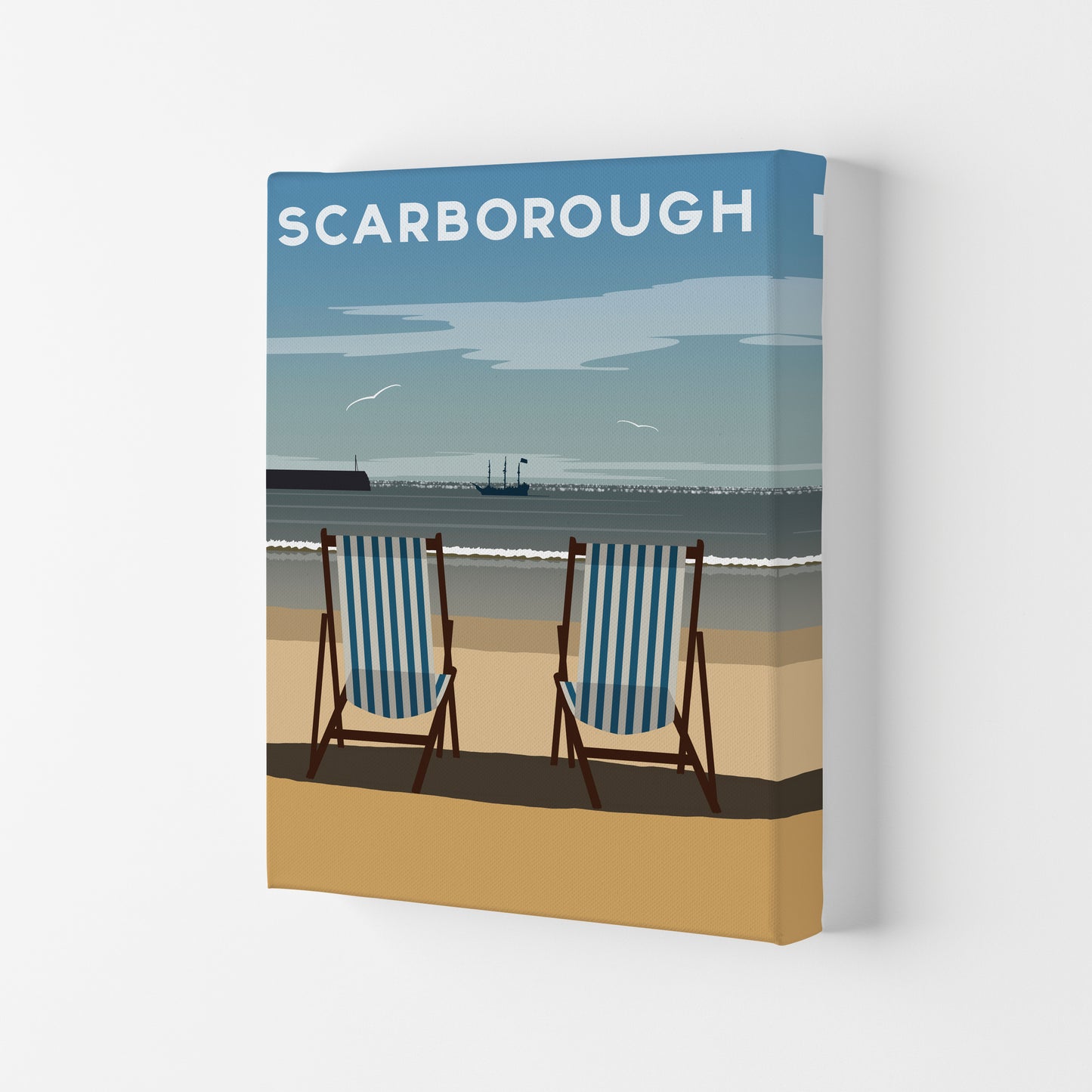 Scarborough 2 by Richard O'Neill Canvas