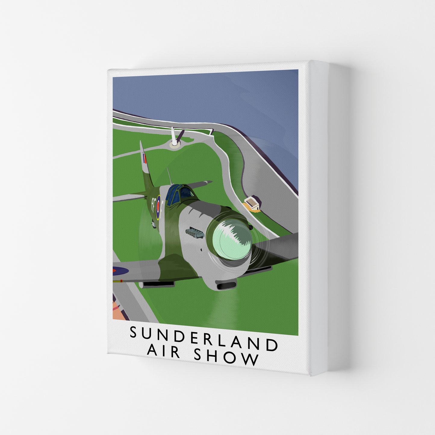 Sunderland Air Show 3 portrait by Richard O'Neill Canvas