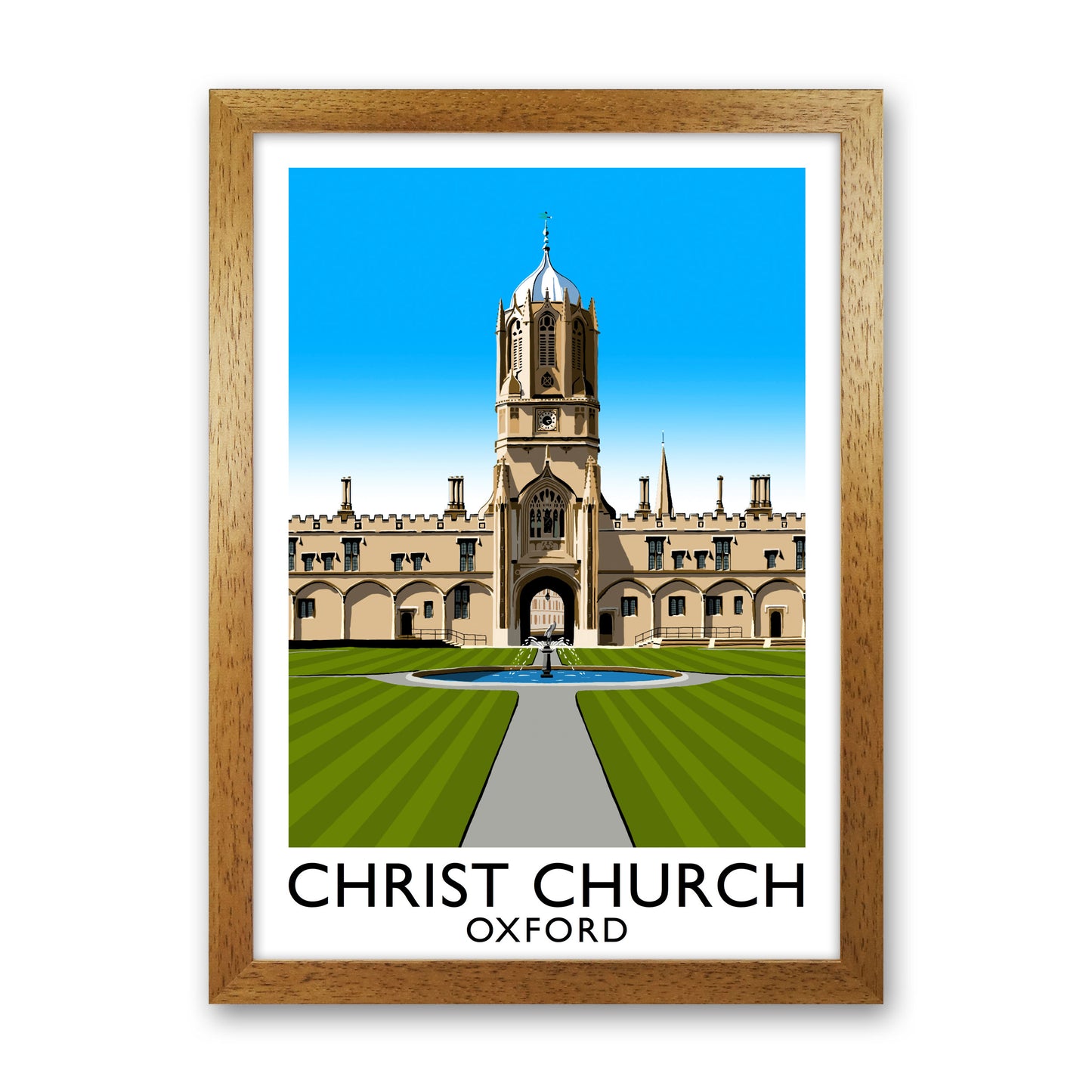 Christ Church Oxford by Richard O'Neill Oak Grain