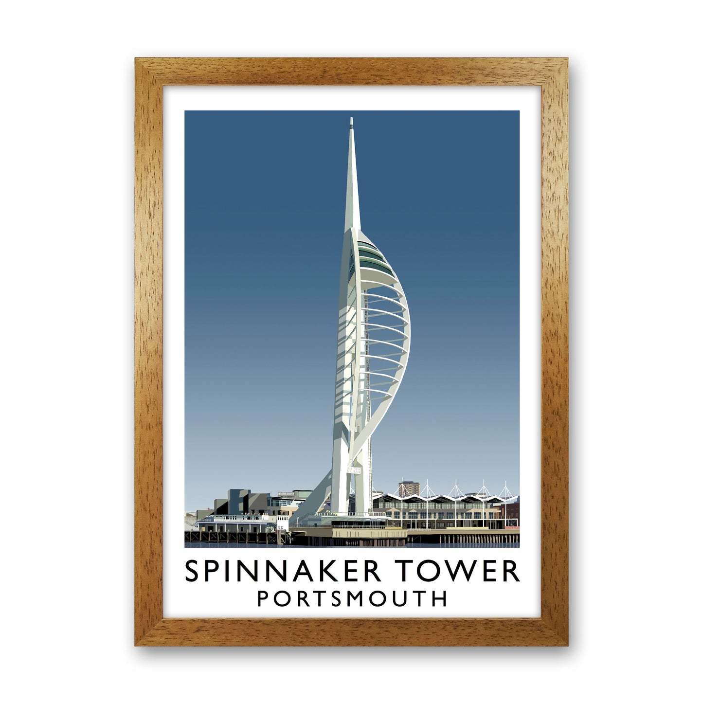 Spinnaker Tower by Richard O'Neill Oak Grain