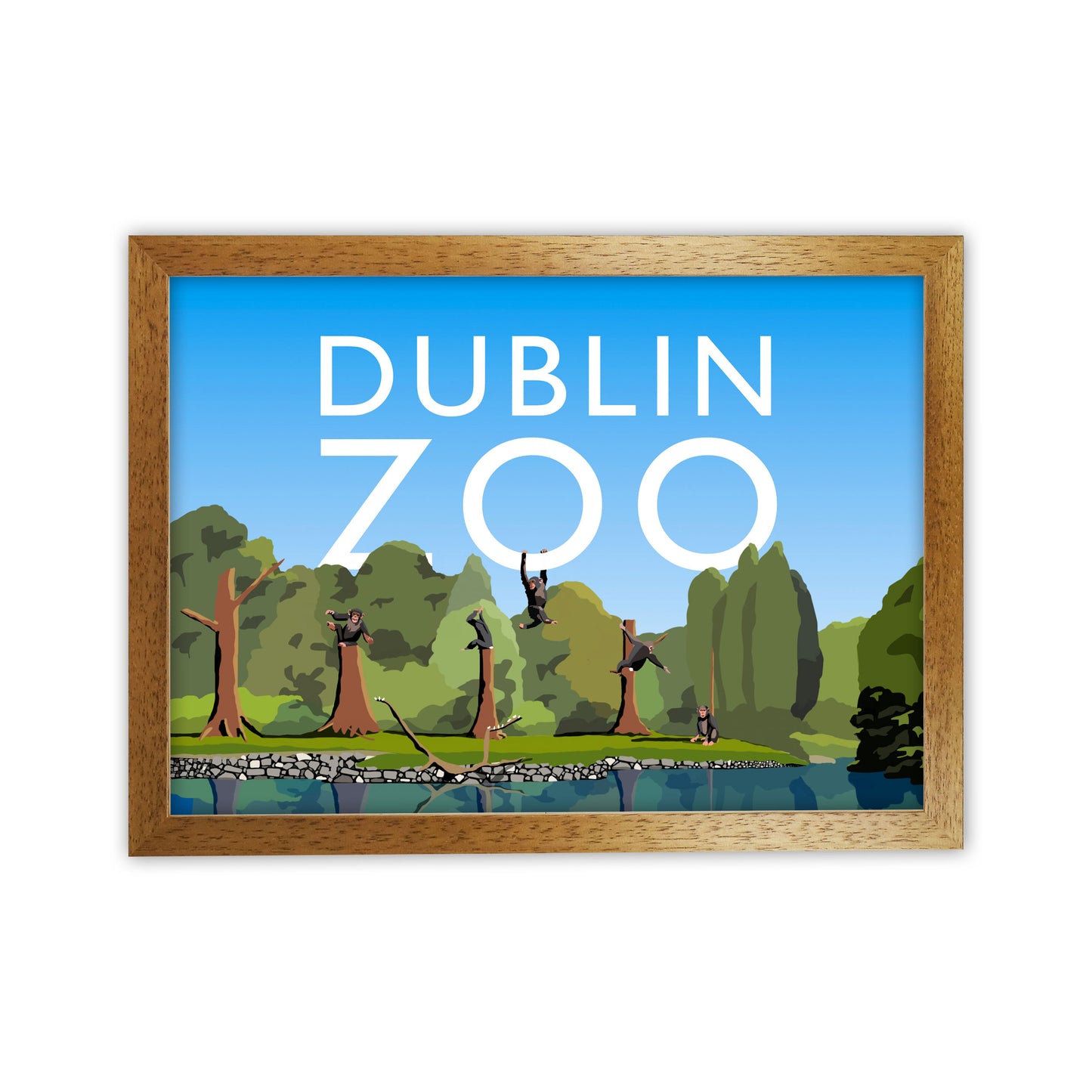 Dublin Zoo by Richard O'Neill Oak Grain