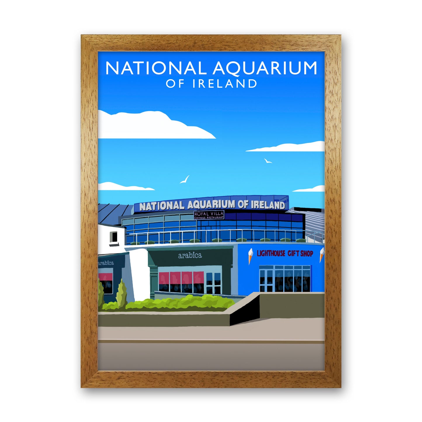 National Aquarium Ireland (Portrait) by Richard O'Neill Oak Grain
