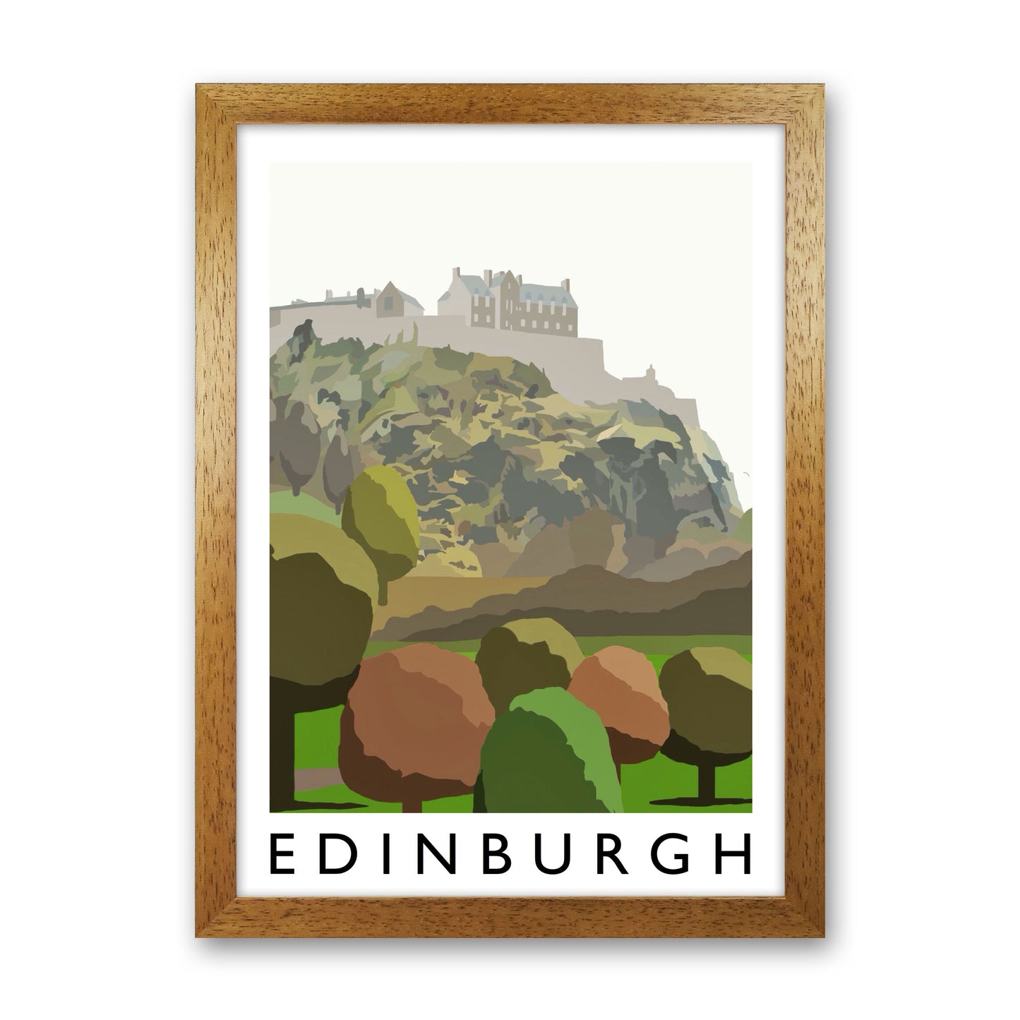 Edinburgh Portrait by Richard O'Neill Oak Grain
