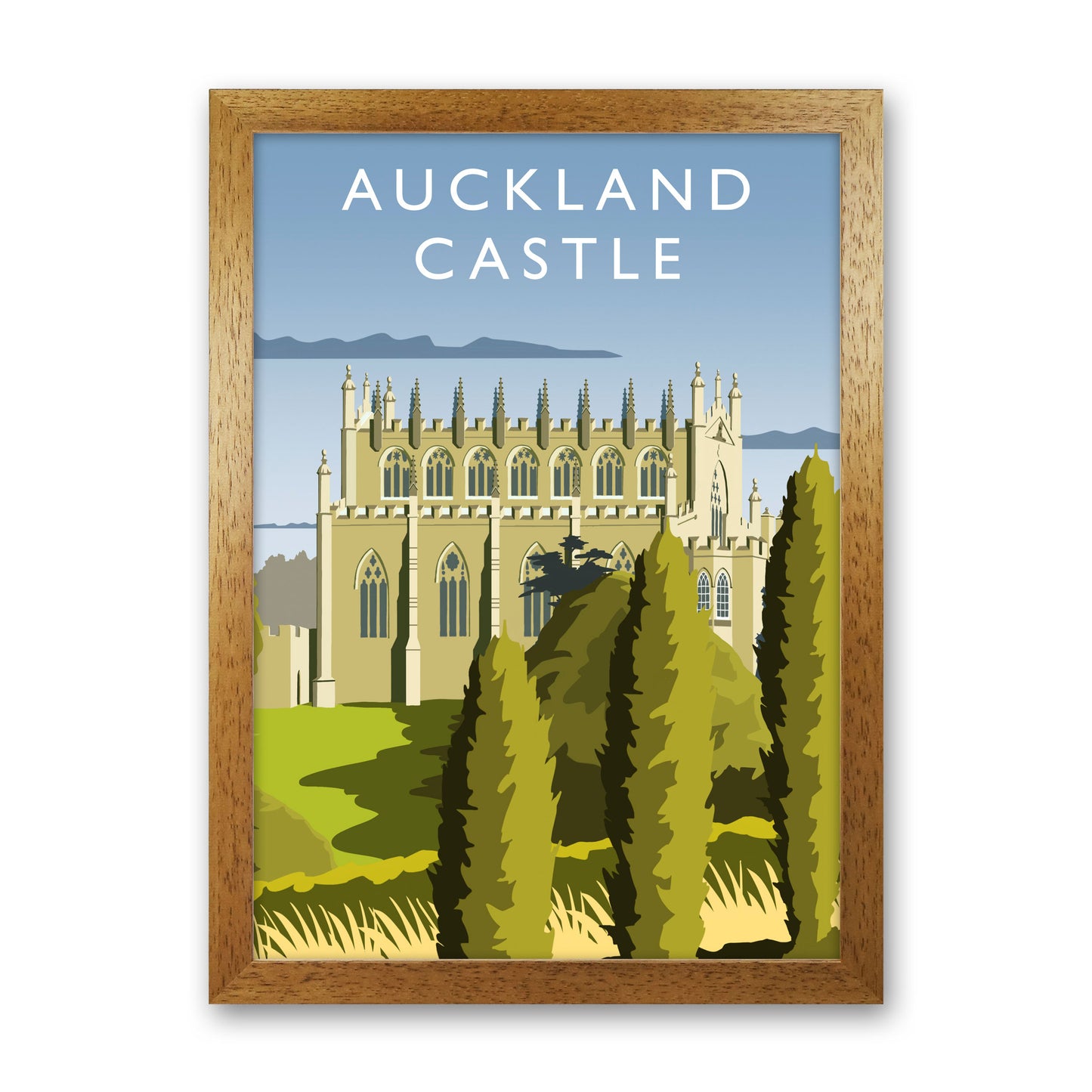 Auckland Castle portrait by Richard O'Neill Oak Grain