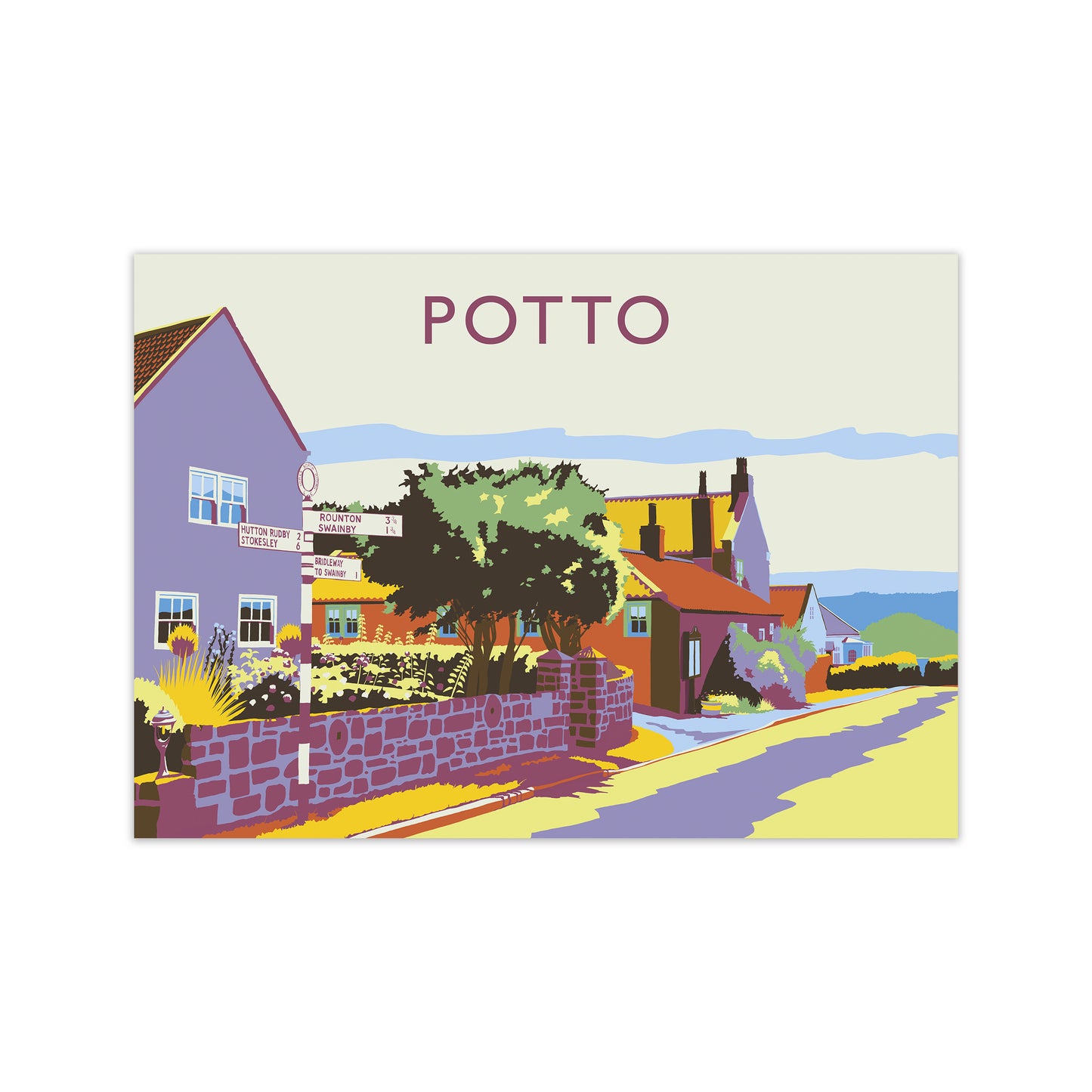 Potto Travel Art Print by Richard O'Neill Print Only