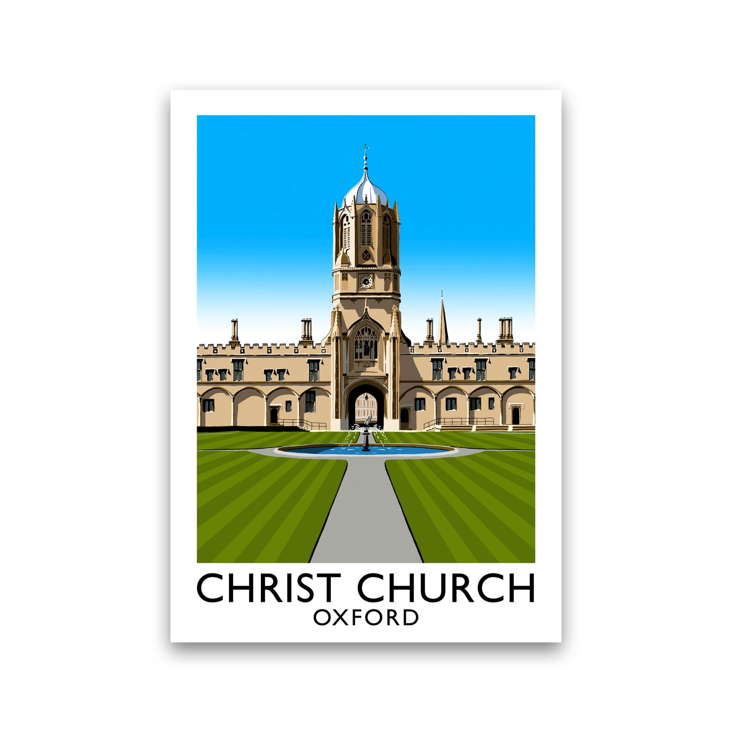 Christ Church Oxford by Richard O'Neill Print Only
