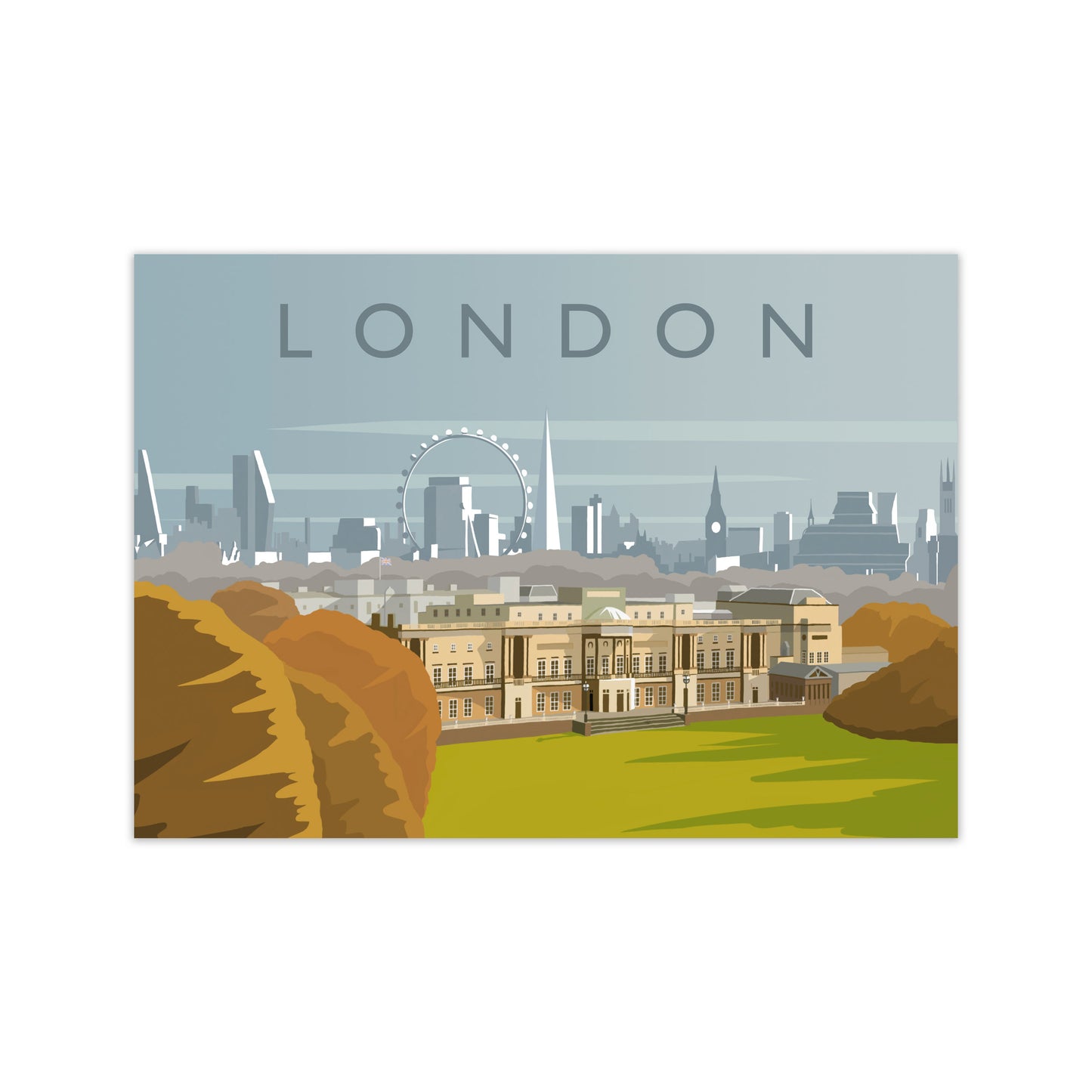 London Art Print by Richard O'Neill Print Only
