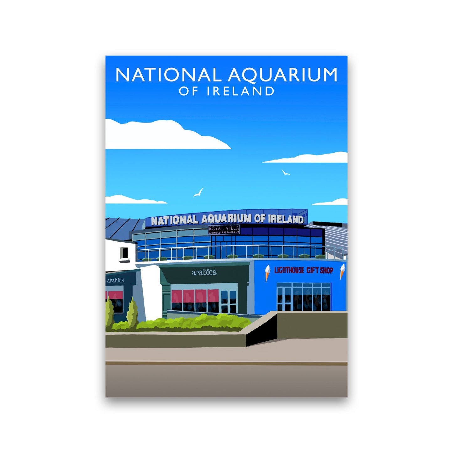 National Aquarium Ireland (Portrait) by Richard O'Neill Print Only