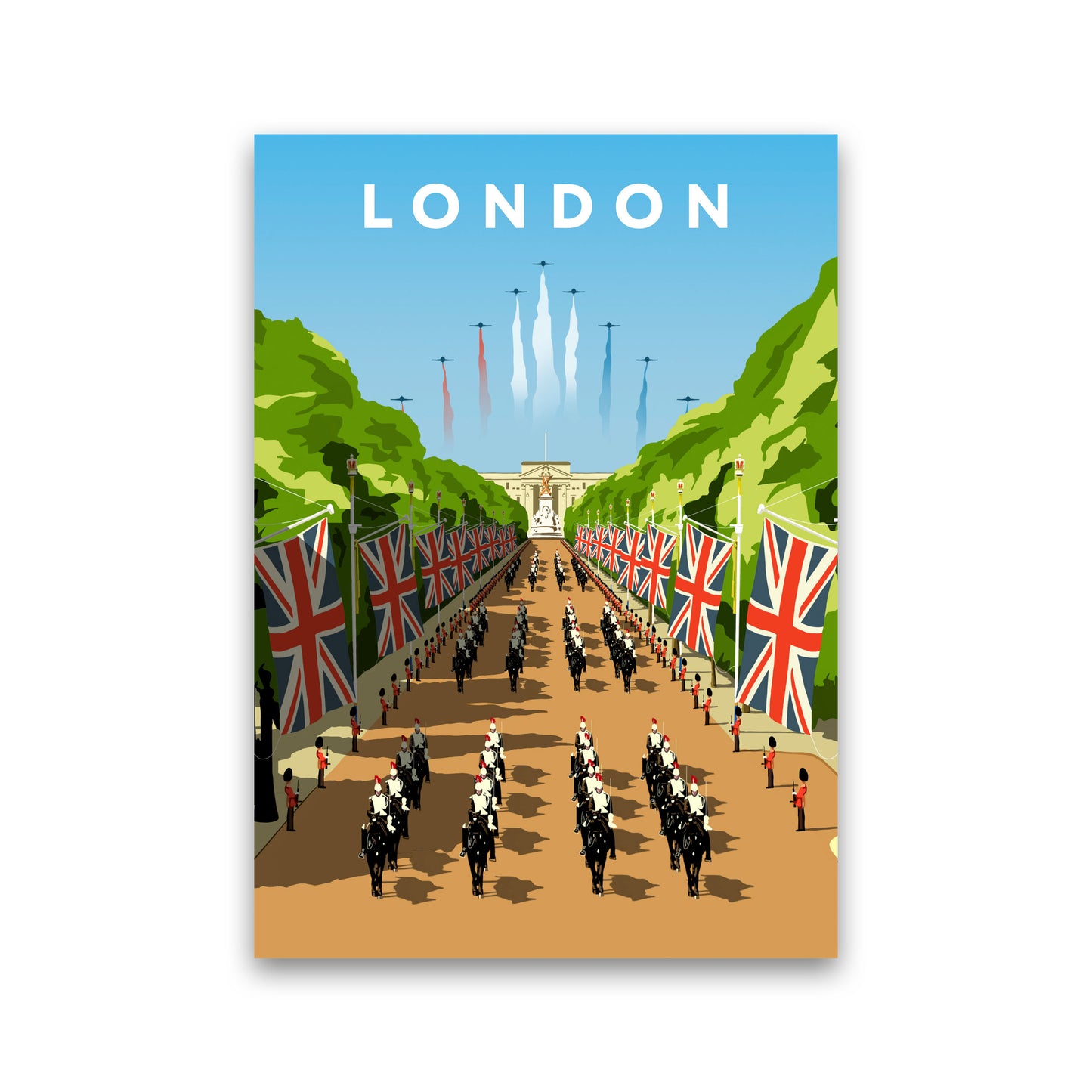 London Art Print by Richard O'Neill Print Only