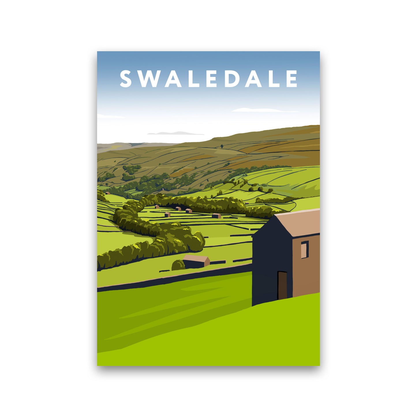 Swaledale2 Portrait by Richard O'Neill Print Only