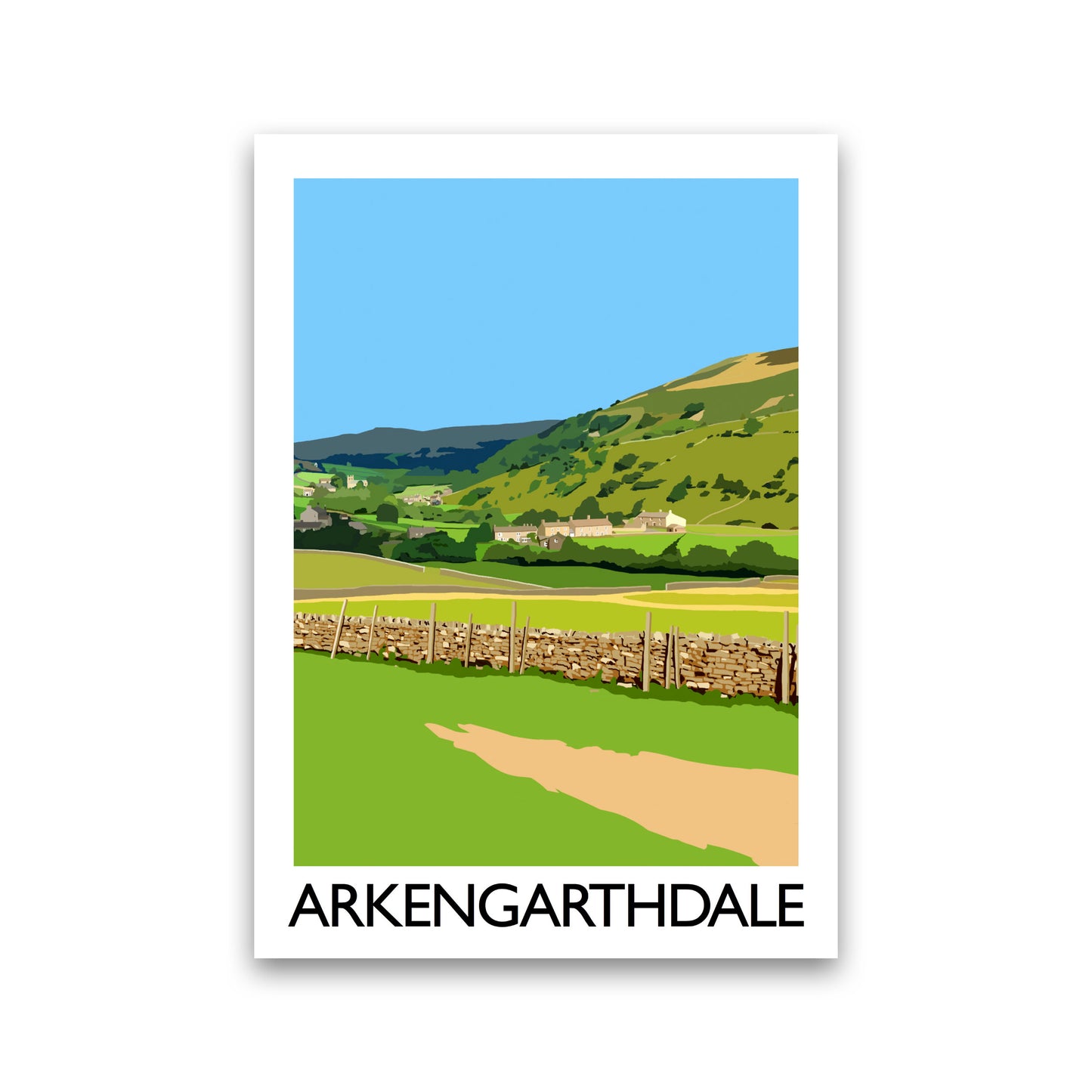 Arkengarthdale Portrait by Richard O'Neill Print Only