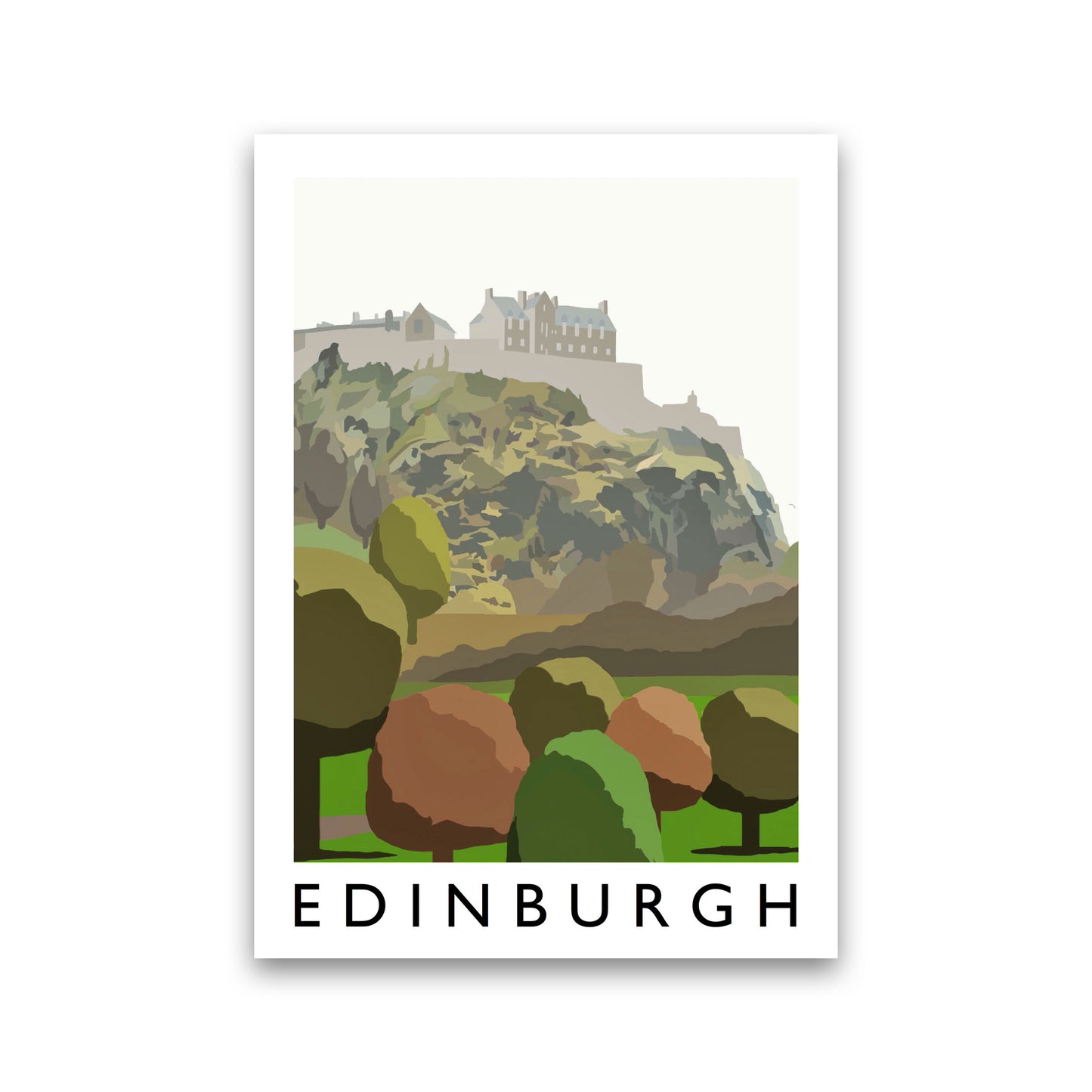 Edinburgh Portrait by Richard O'Neill Print Only