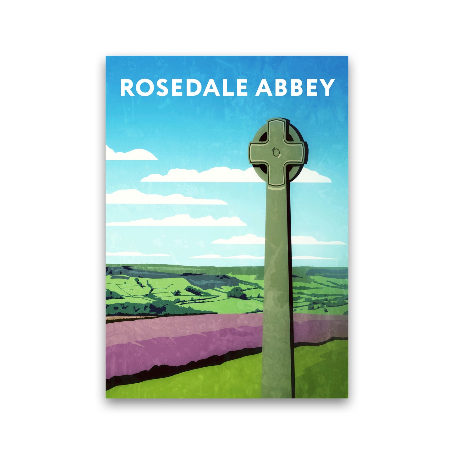 Rosedale Abbey Portrait by Richard O'Neill Print Only