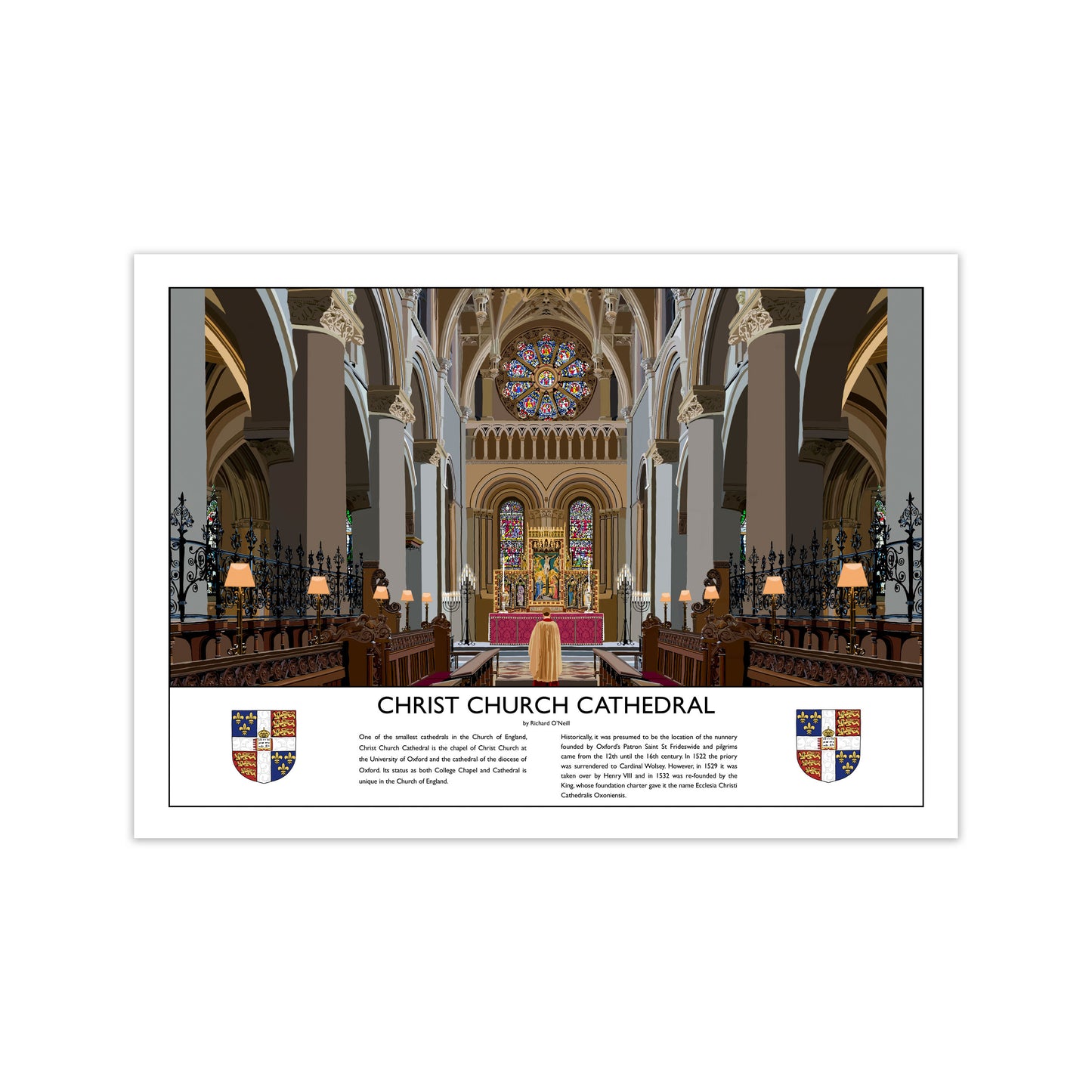 Christ Church Cathedral by Richard O'Neill Print Only
