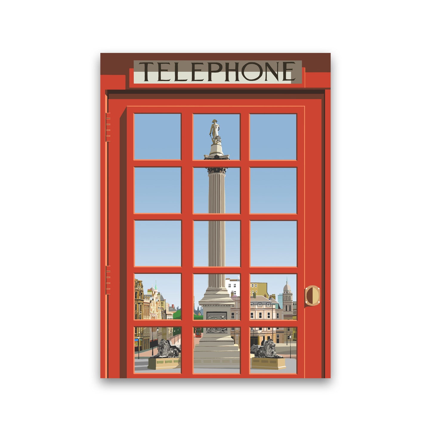 London Telephone Box 18 by Richard O'Neill Print Only