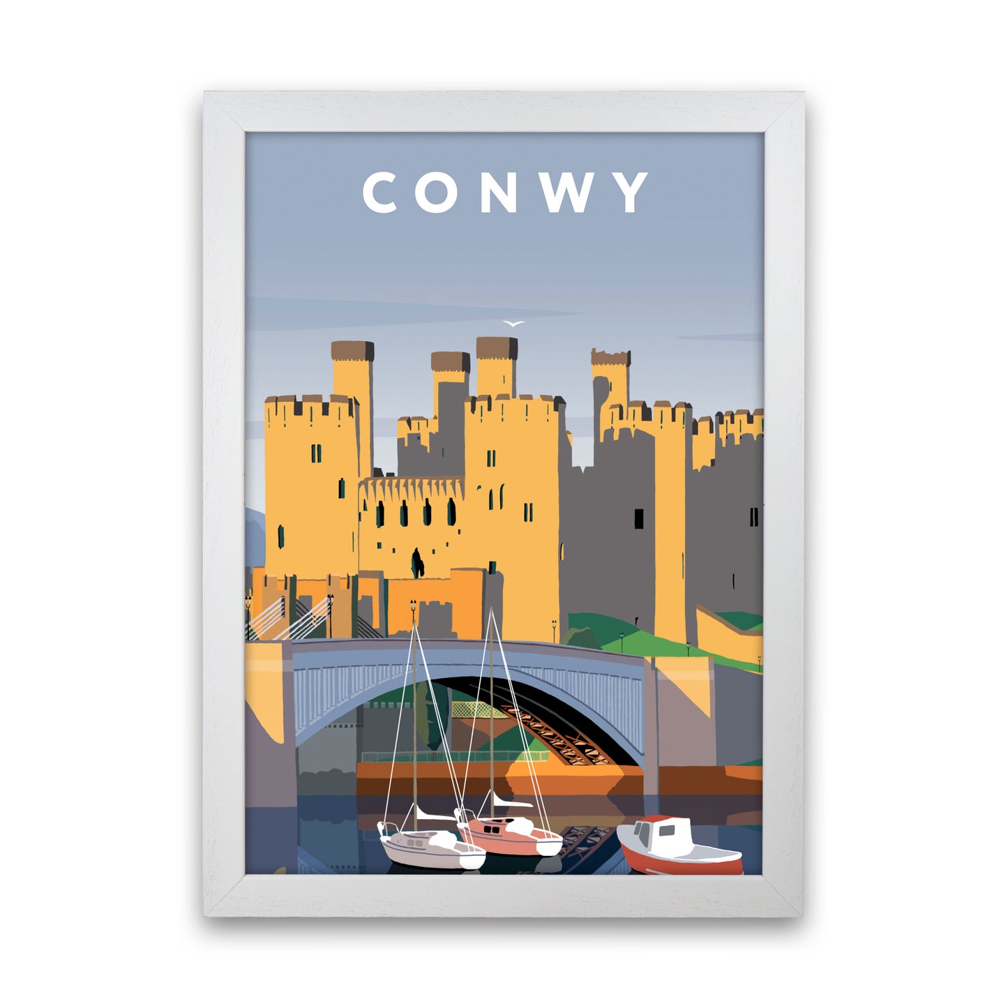 Conwy Portrait by Richard O'Neill White Grain