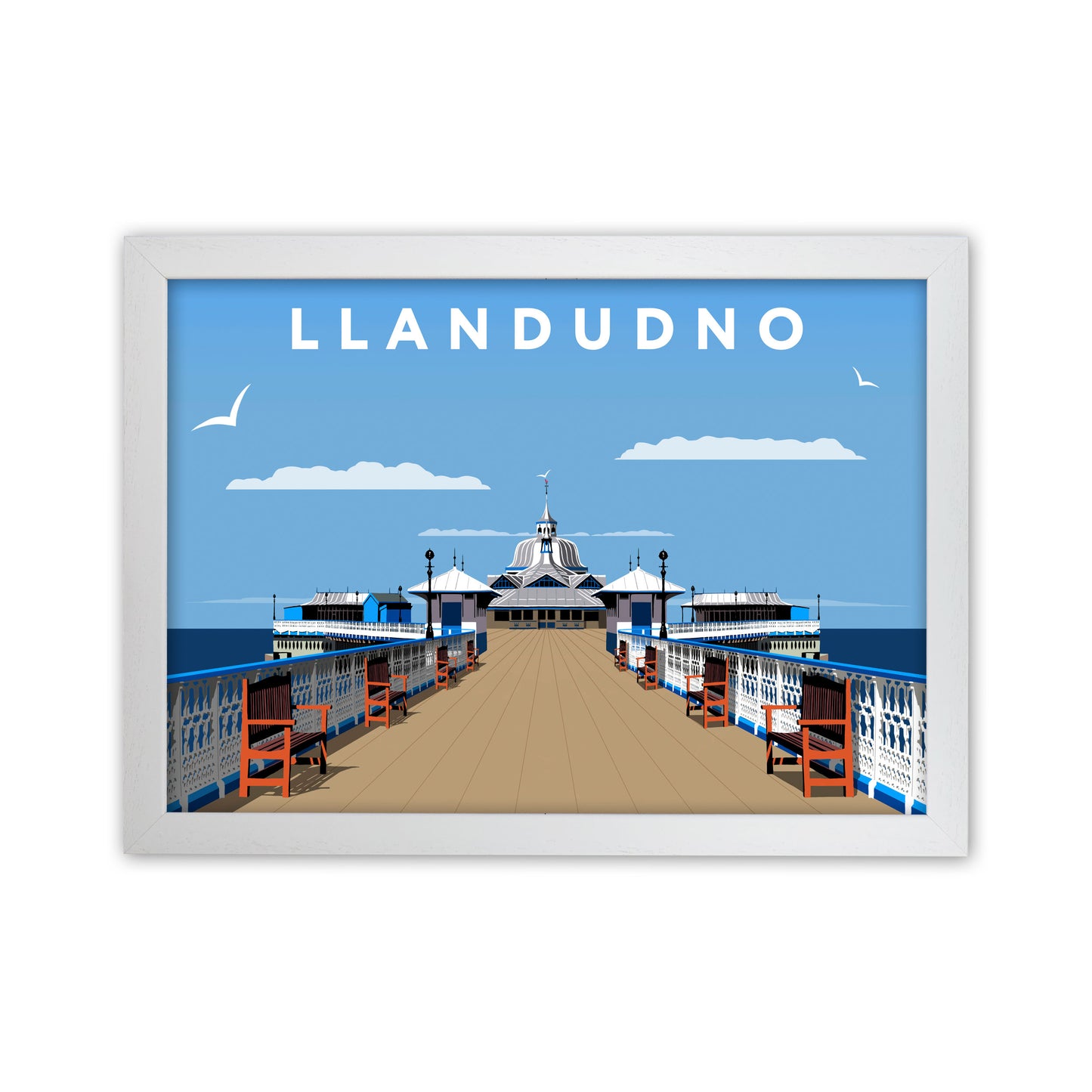 Llandudno by Richard O'Neill White Grain