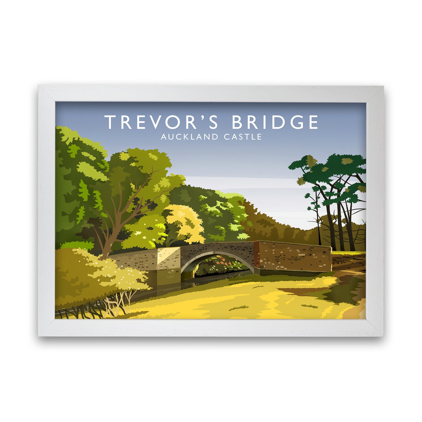 Trevor's Bridge by Richard O'Neill White Grain