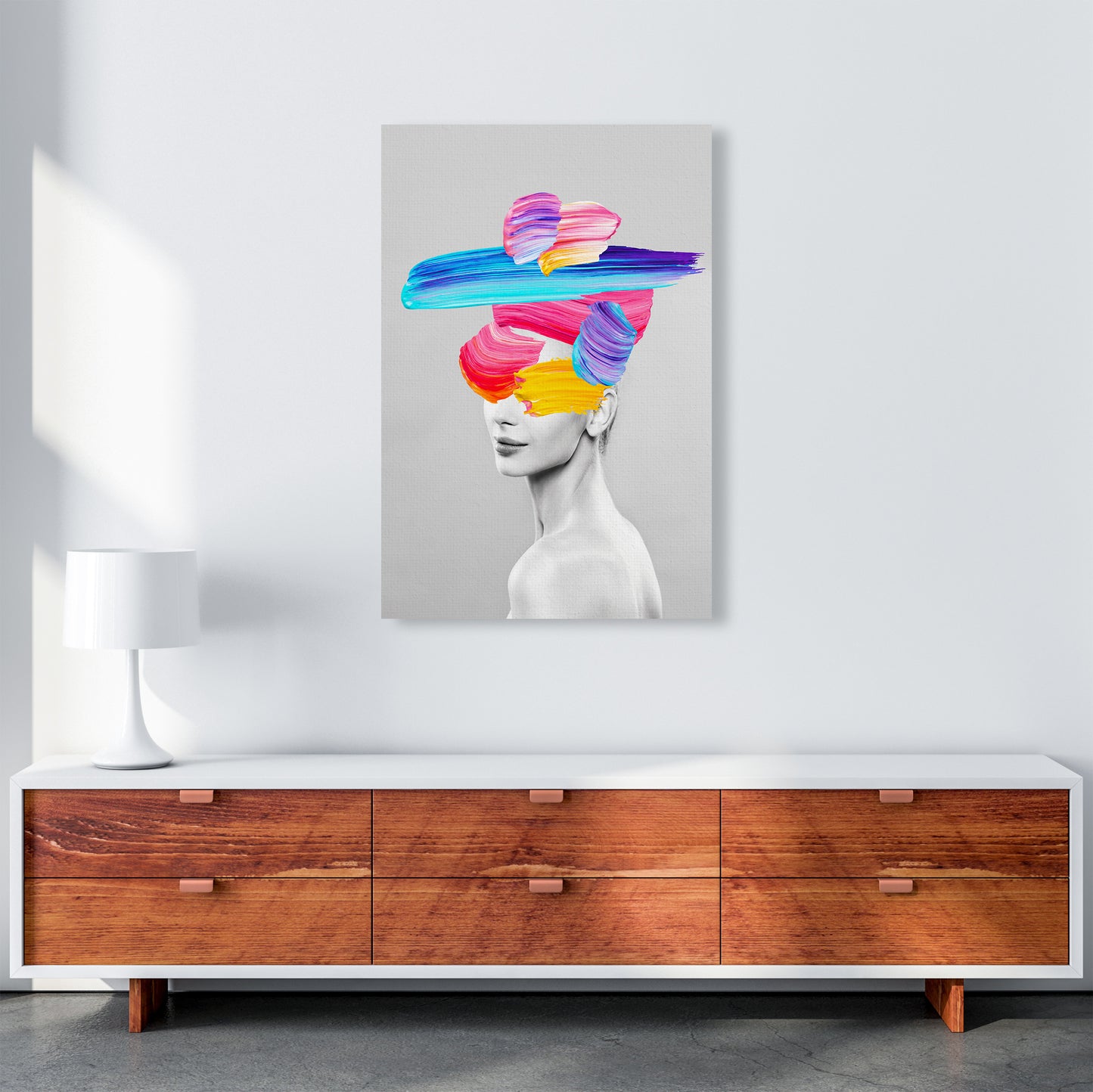 Beauty In Colors I Fashion Art Print by Seven Trees Design A1 Canvas