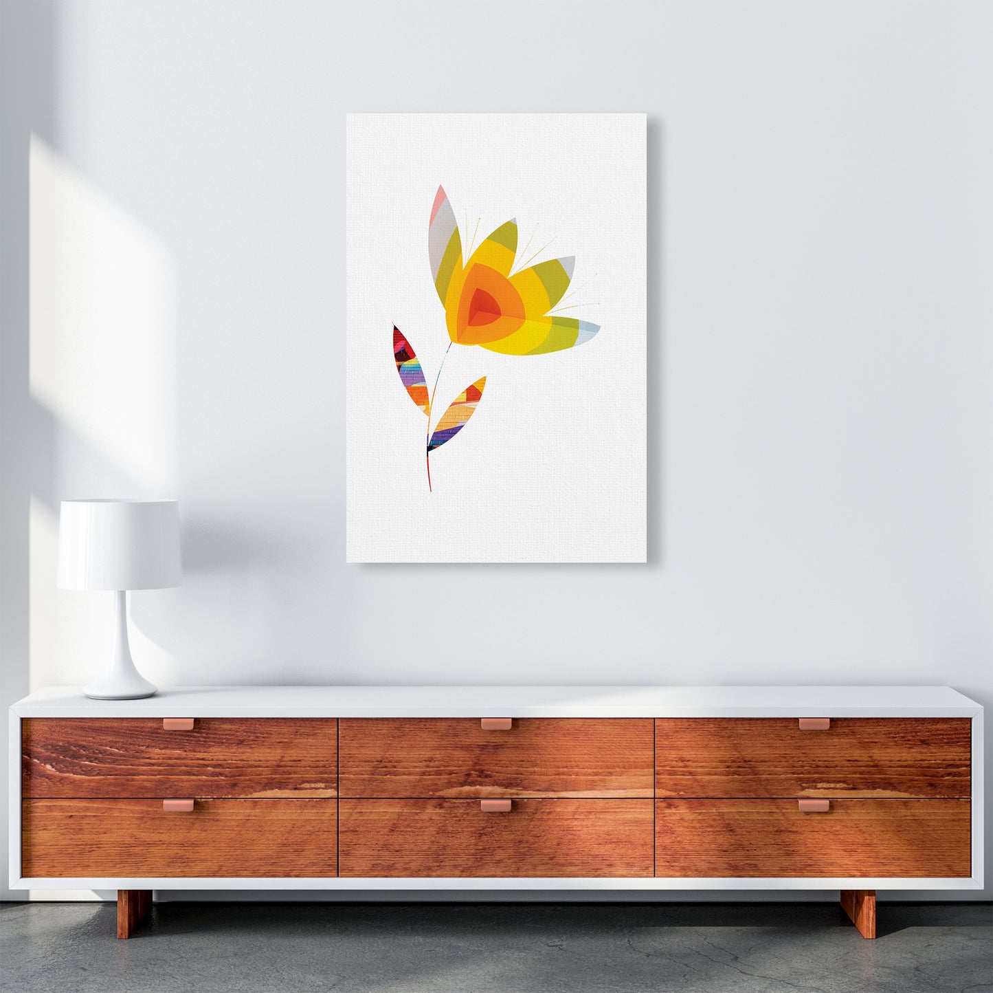 Graffiti Flower II Art Print by Seven Trees Design A1 Canvas