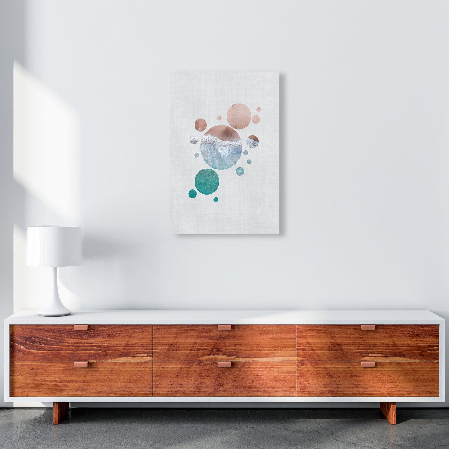 Planet Ocean Art Print by Seven Trees Design A2 Canvas