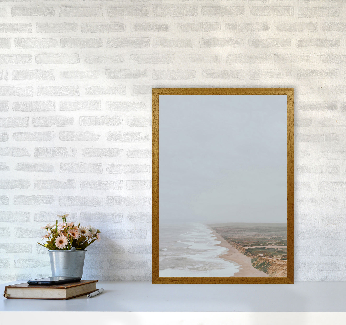 Fog and Waves Art Print by Seven Trees Design A2 Print Only