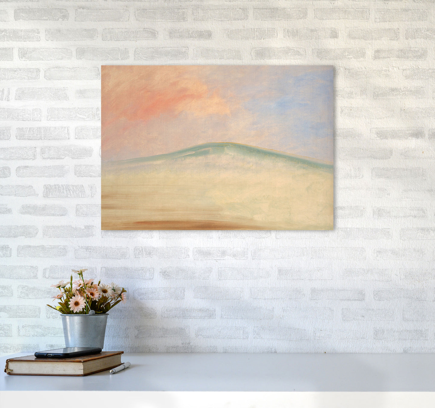Mountain In the Sky Art Print by Seven Trees Design A2 Black Frame