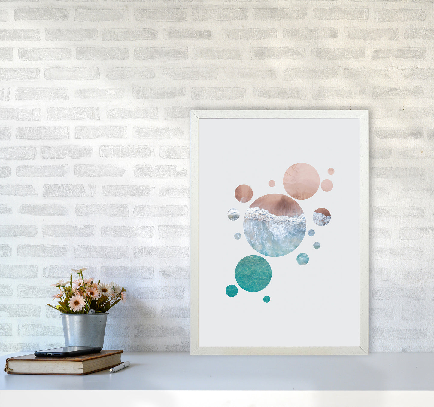 Planet Ocean Art Print by Seven Trees Design
