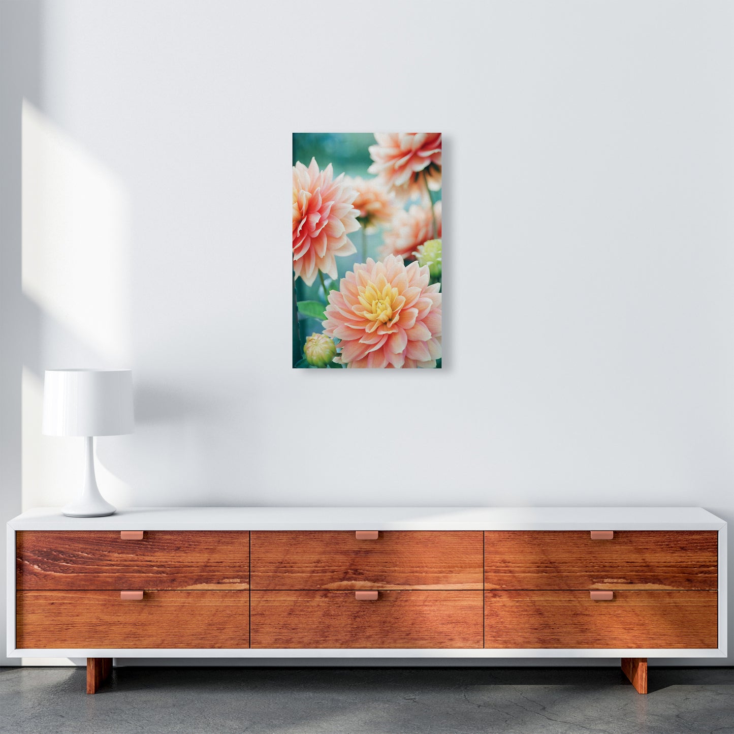 Happy Flowers Photography Art Print by Seven Trees Design A3 Canvas
