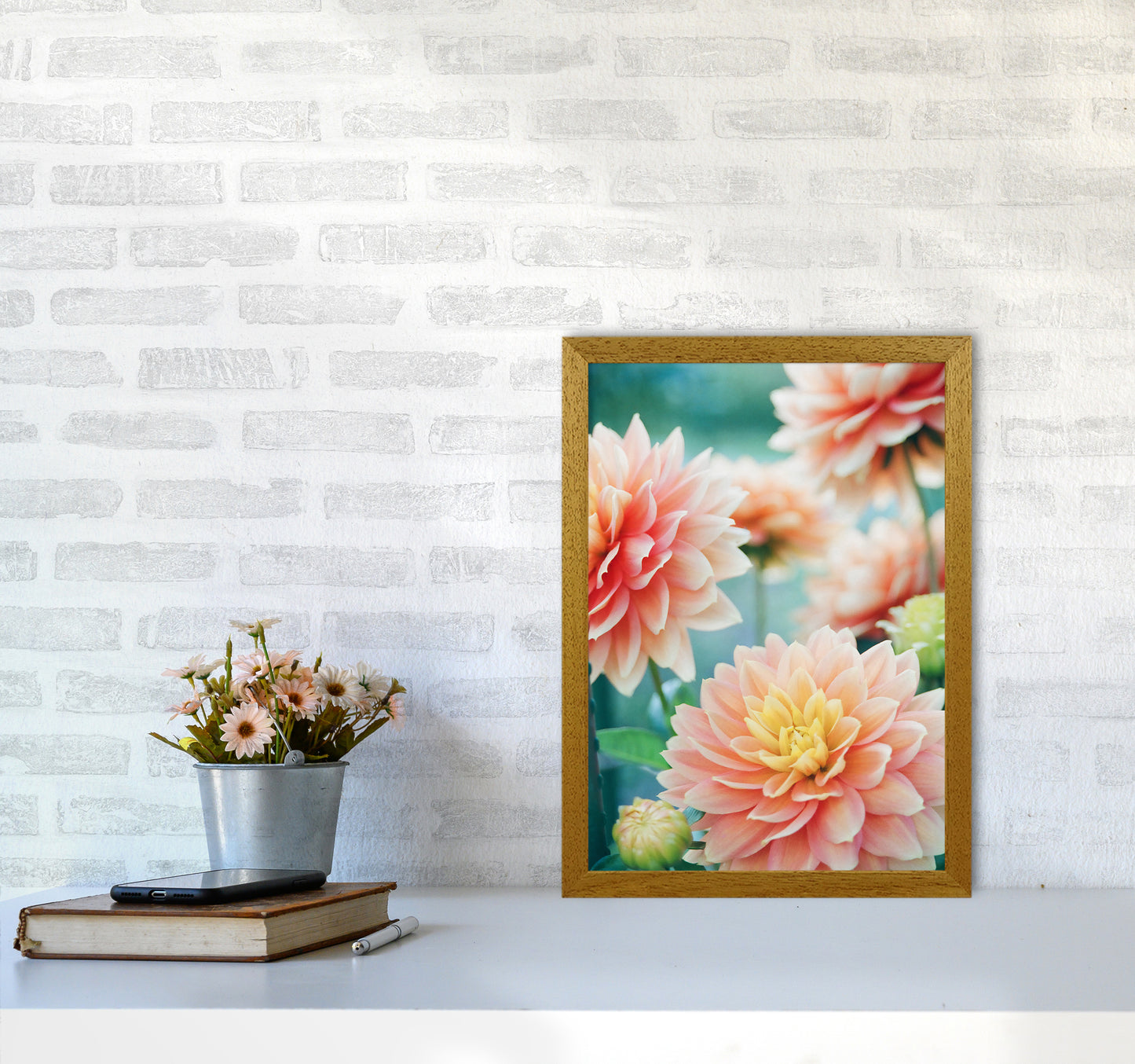 Happy Flowers Photography Art Print by Seven Trees Design A3 Print Only