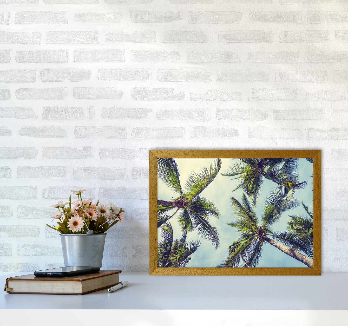 The Palms Photography Art Print by Seven Trees Design A3 Print Only